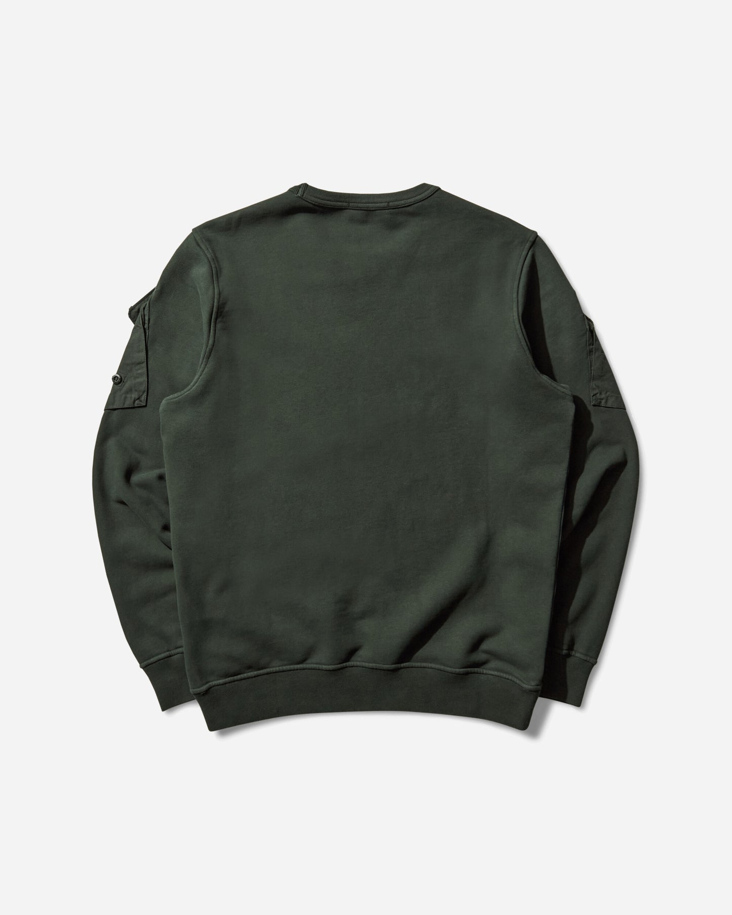 Stone Island Combat Pocket Crewneck Sweatshirt Juniper Sweatshirts Crewneck K2S15-6100008-S0A20 V005E