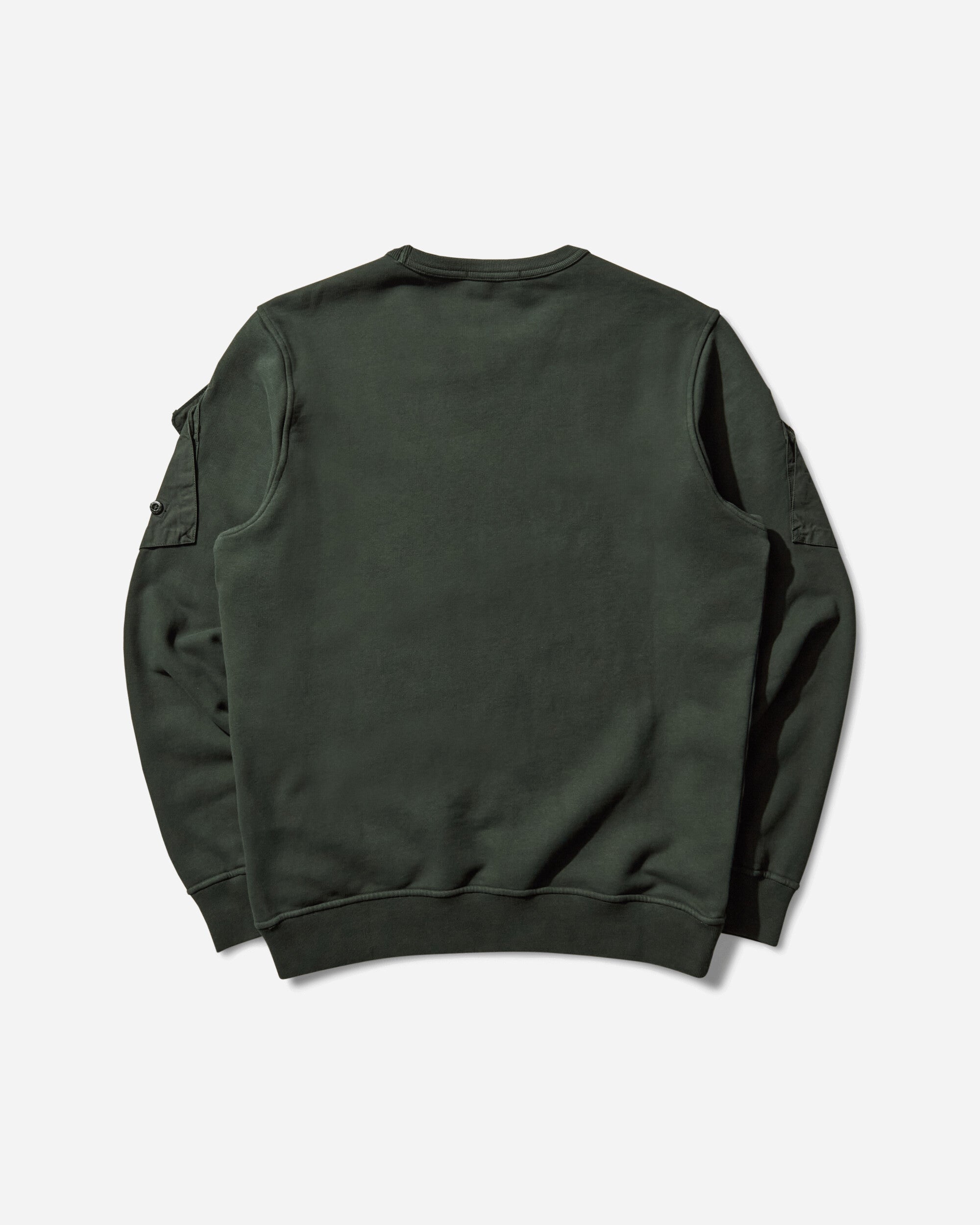 Stone Island Combat Pocket Crewneck Sweatshirt Juniper Sweatshirts Crewneck K2S15-6100008-S0A20 V005E