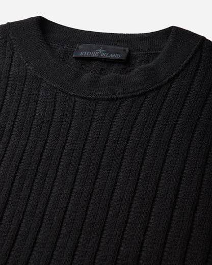 Stone Island Crew Neck Black Sweatshirts Crewneck L2S155100051S00FL V0029