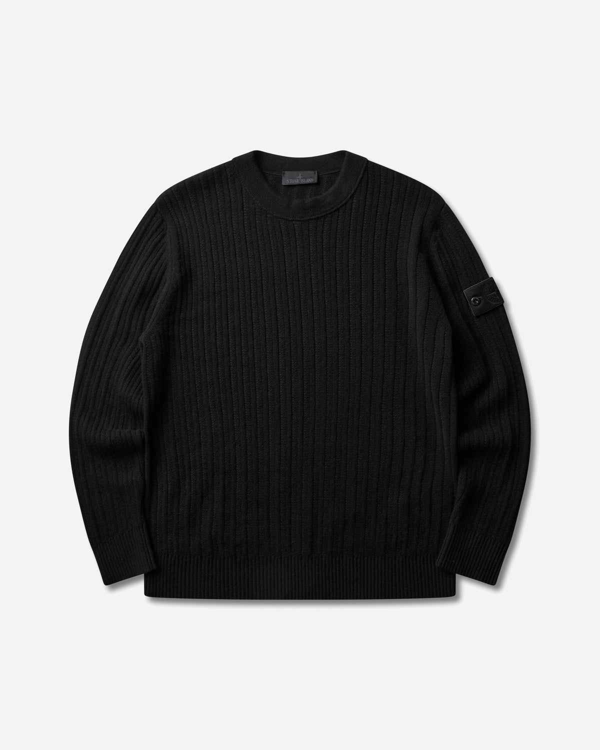 Stone Island Crew Neck Black Sweatshirts Crewneck L2S155100051S00FL V0029