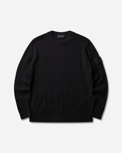 Stone Island Crew Neck Black Sweatshirts Crewneck L2S155100051S00FL V0029