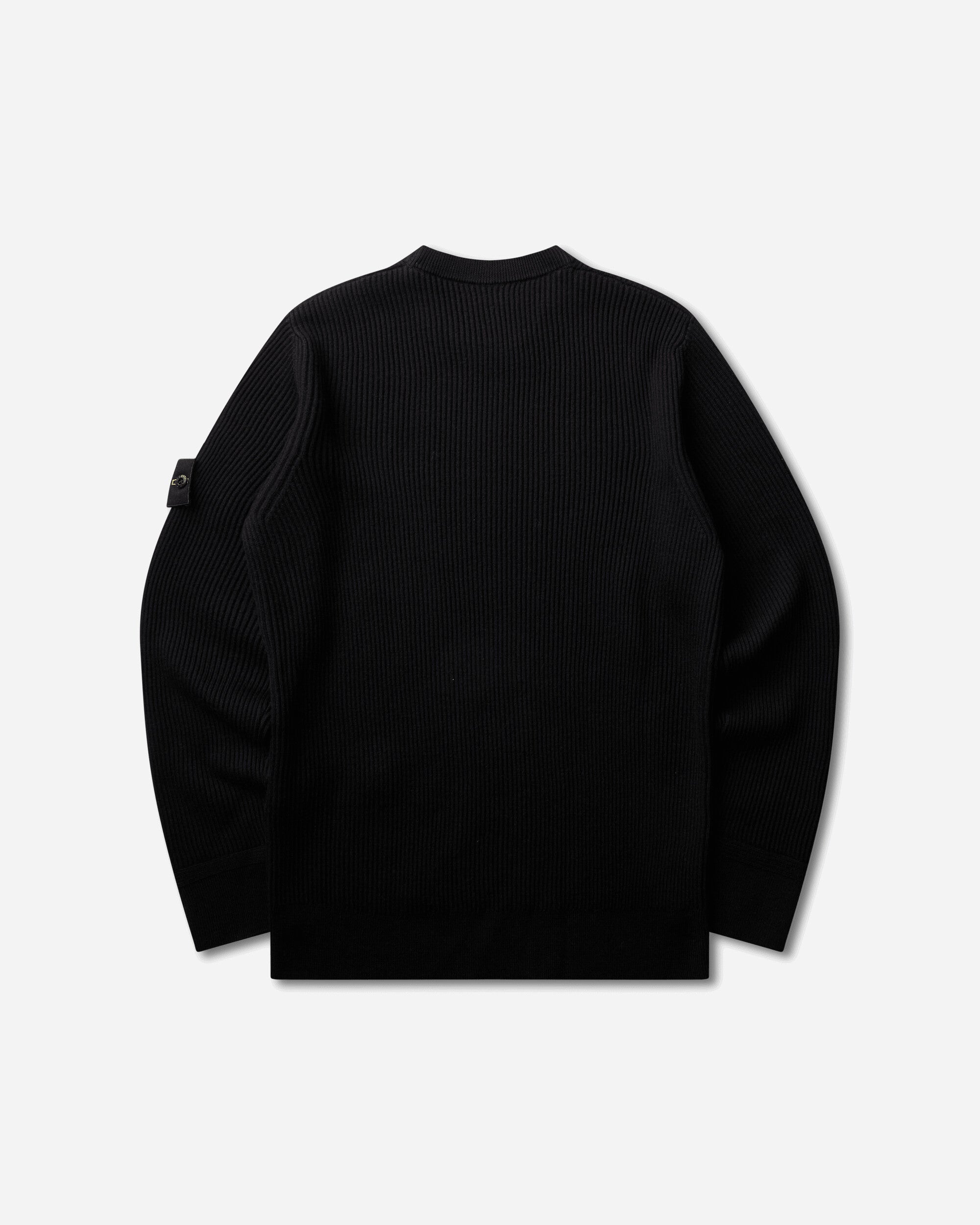Stone Island Crew Neck Black Sweatshirts Crewneck L2S155100053S00C2 V0029