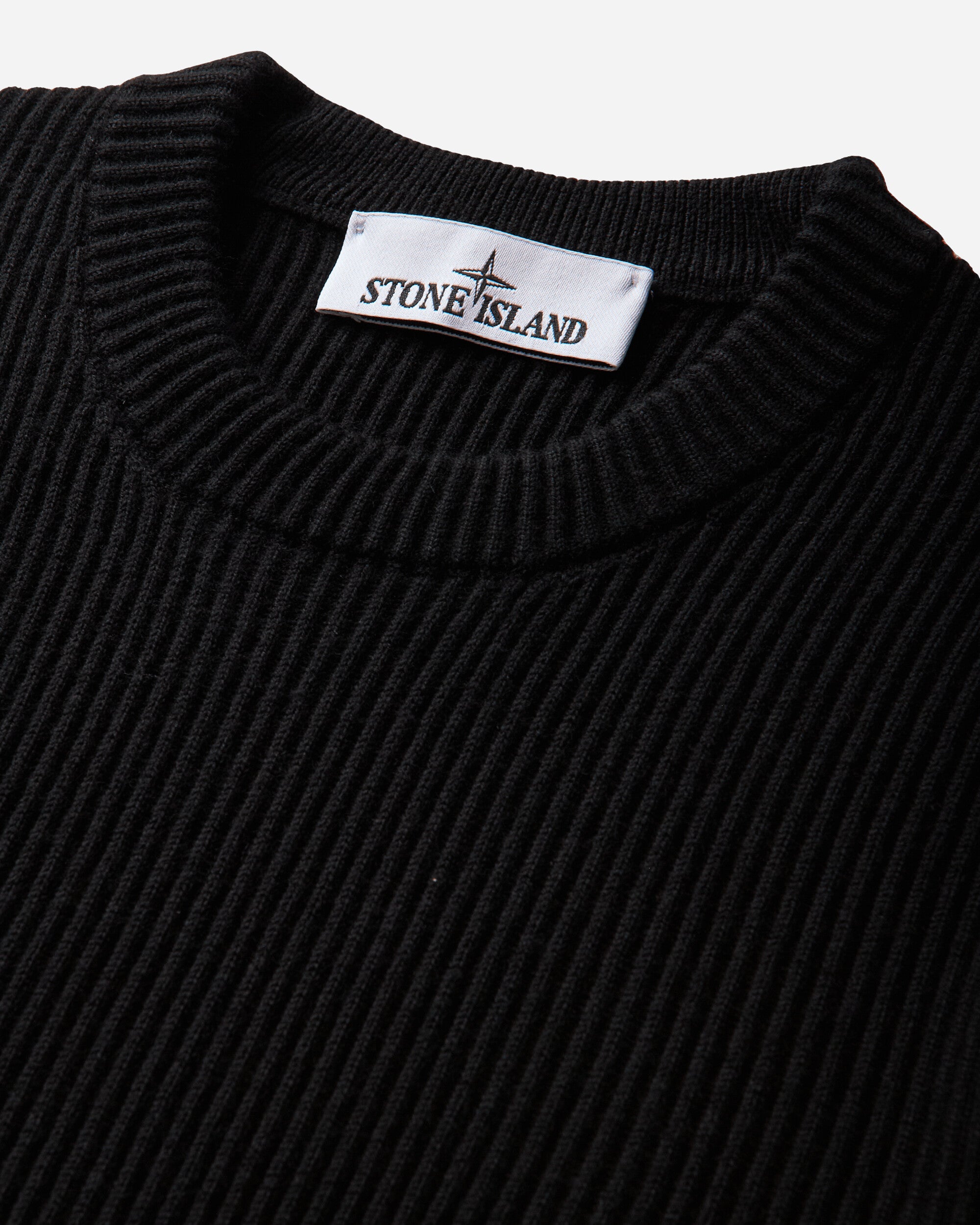 Stone Island Crew Neck Black Sweatshirts Crewneck L2S155100053S00C2 V0029