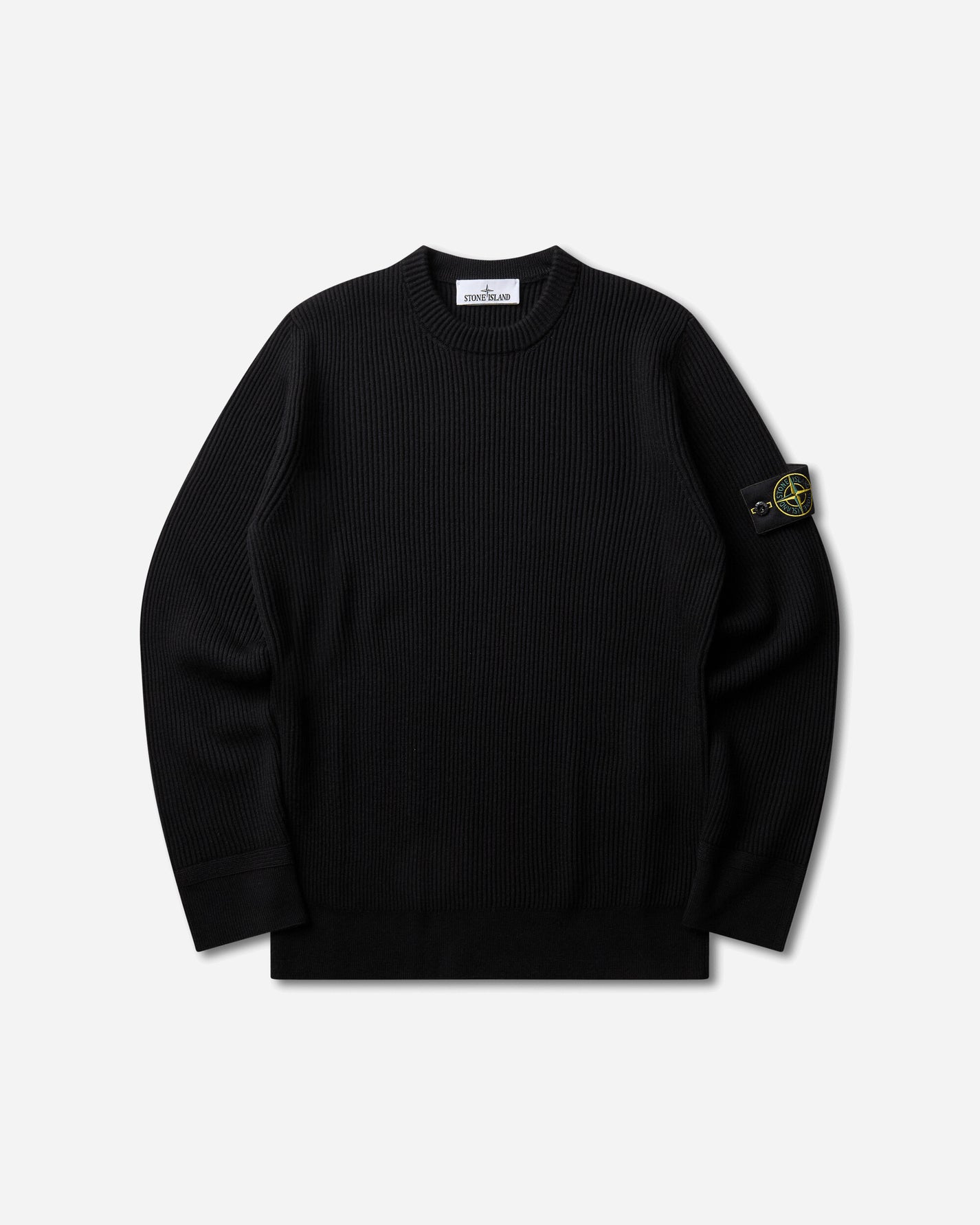 Stone Island Crew Neck Black Sweatshirts Crewneck L2S155100053S00C2 V0029