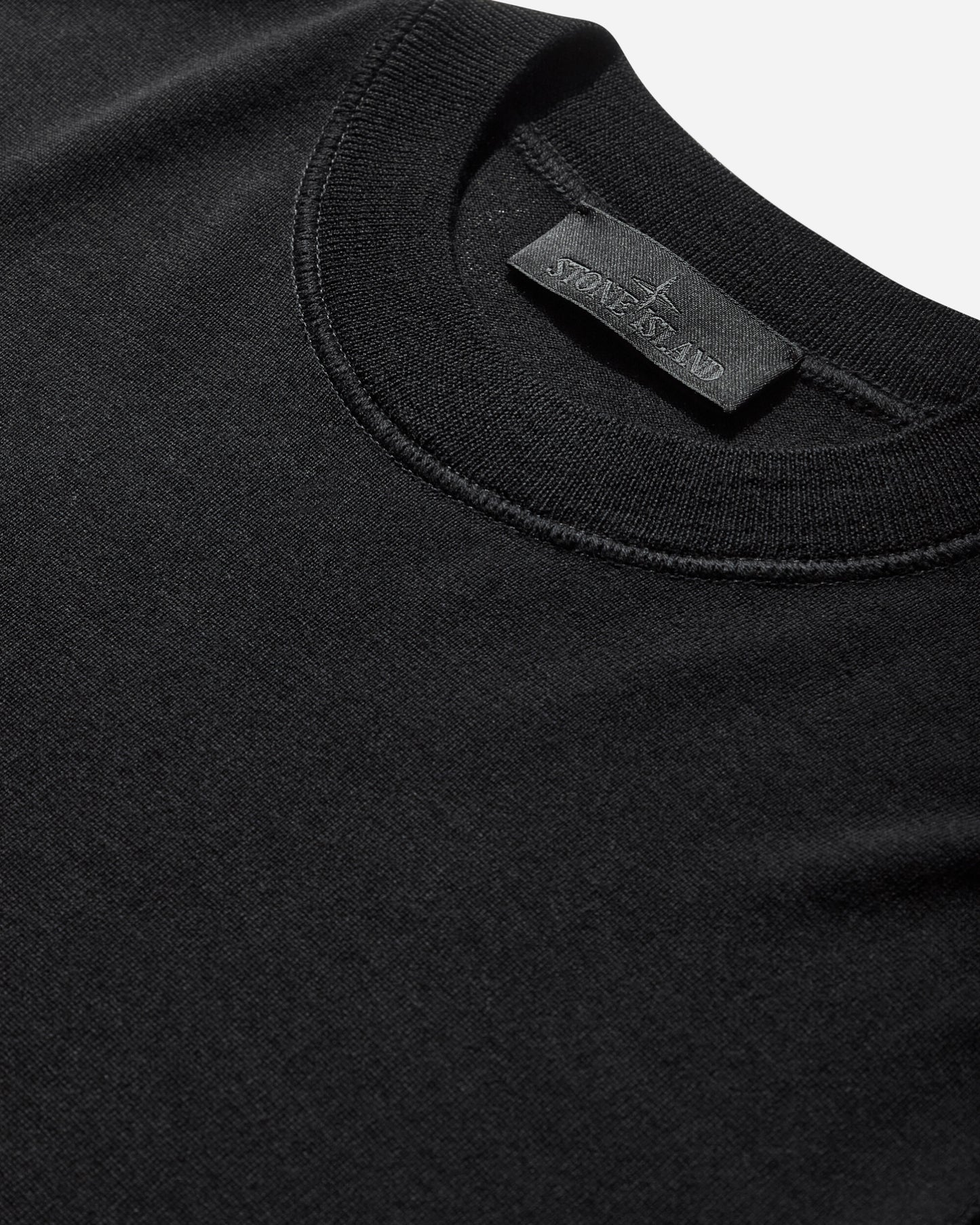 Stone Island Crew Neck Black Sweatshirts Crewneck L2S155100074S00FC V0029
