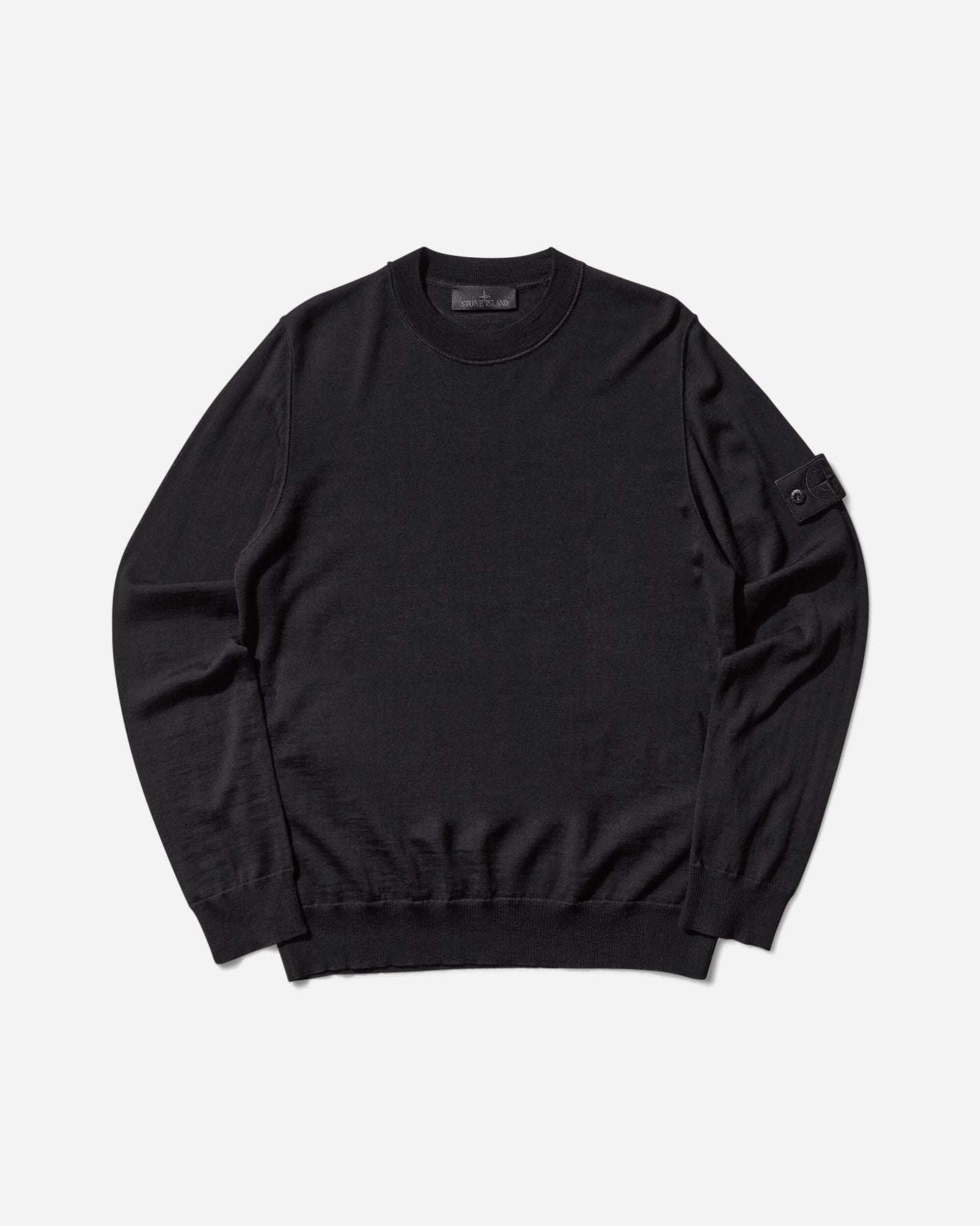 Stone Island Crew Neck Black Sweatshirts Crewneck L2S155100074S00FC V0029