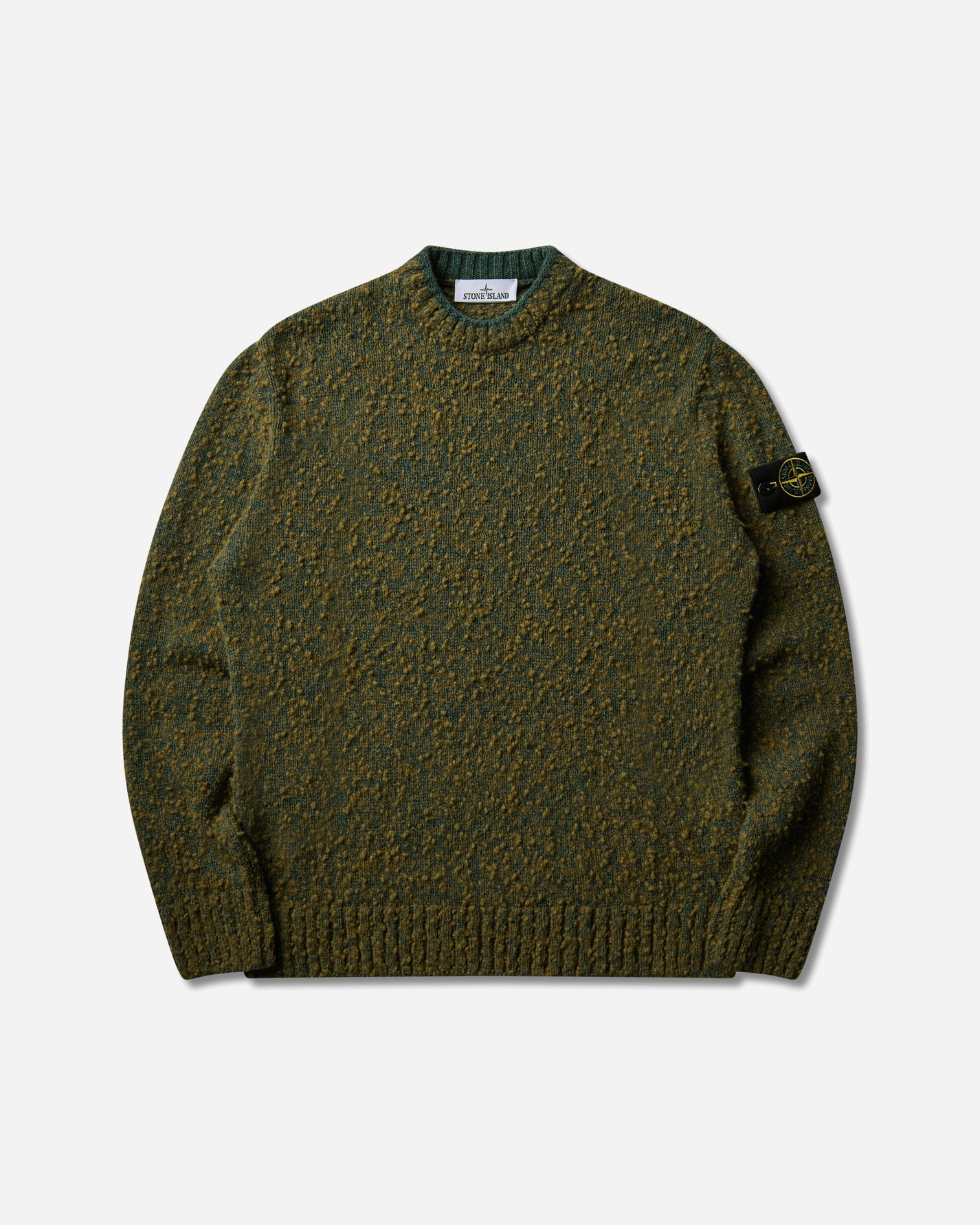Stone Island Crew Neck Dark Green Sweatshirts Crewneck L2S155100031S0N20 V0M5S