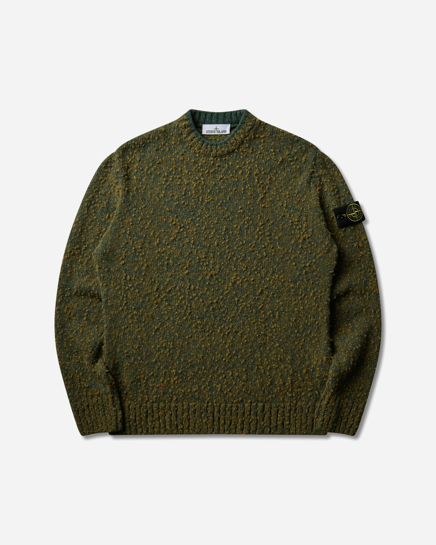 Stone Island Crew Neck Dark Green Sweatshirts Crewneck L2S155100031S0N20 V0M5S