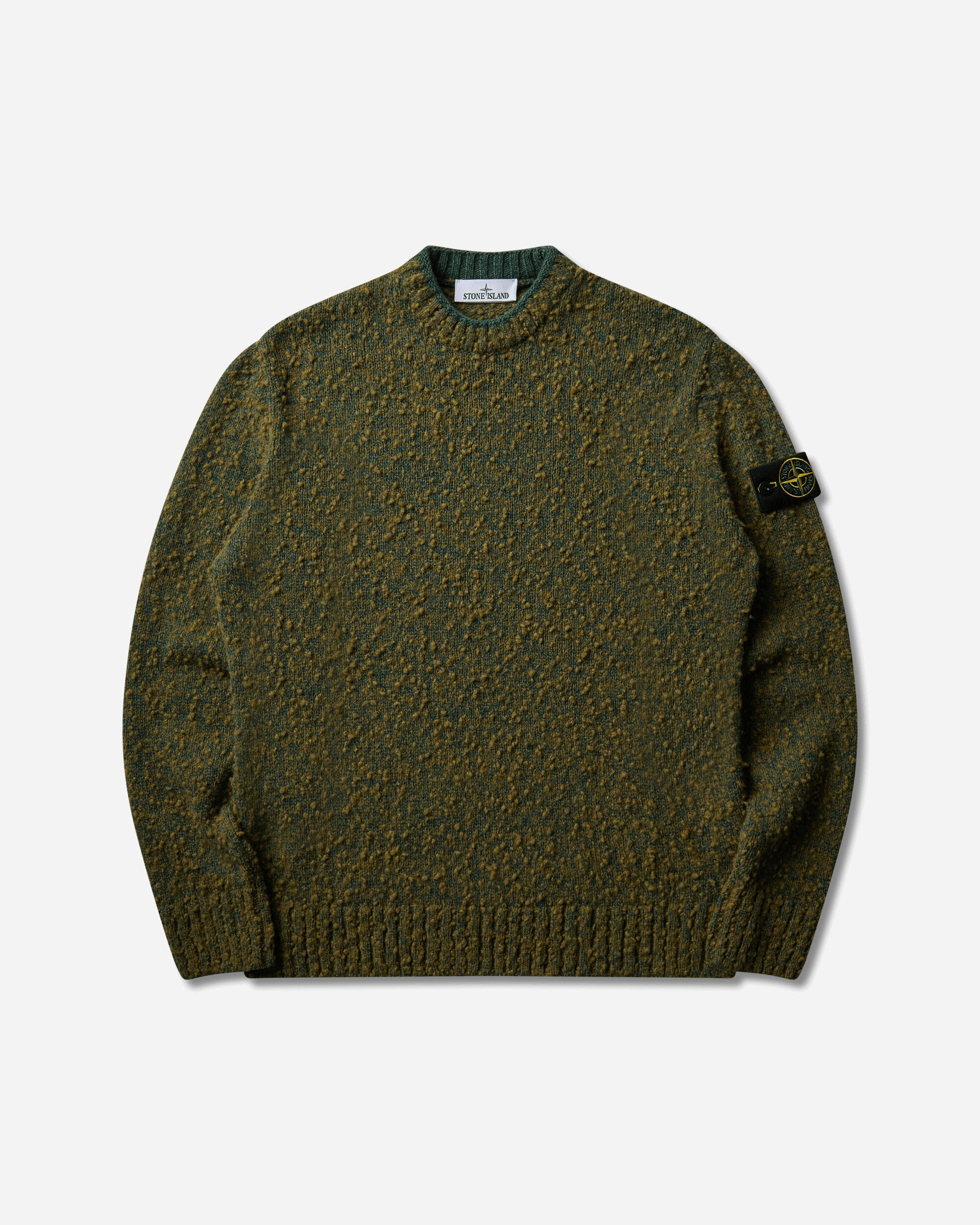 Stone Island Crew Neck Dark Green Sweatshirts Crewneck L2S155100031S0N20 V0M5S