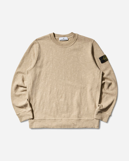 Stone Island Jersey Cotton Vanise' Garzato Crewneck Sweatshirt Desert Sand Sweatshirts Crewneck K2S15-6100053-S0238 V009A