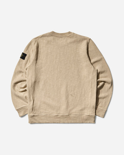 Stone Island Jersey Cotton Vanise' Garzato Crewneck Sweatshirt Desert Sand Sweatshirts Crewneck K2S15-6100053-S0238 V009A