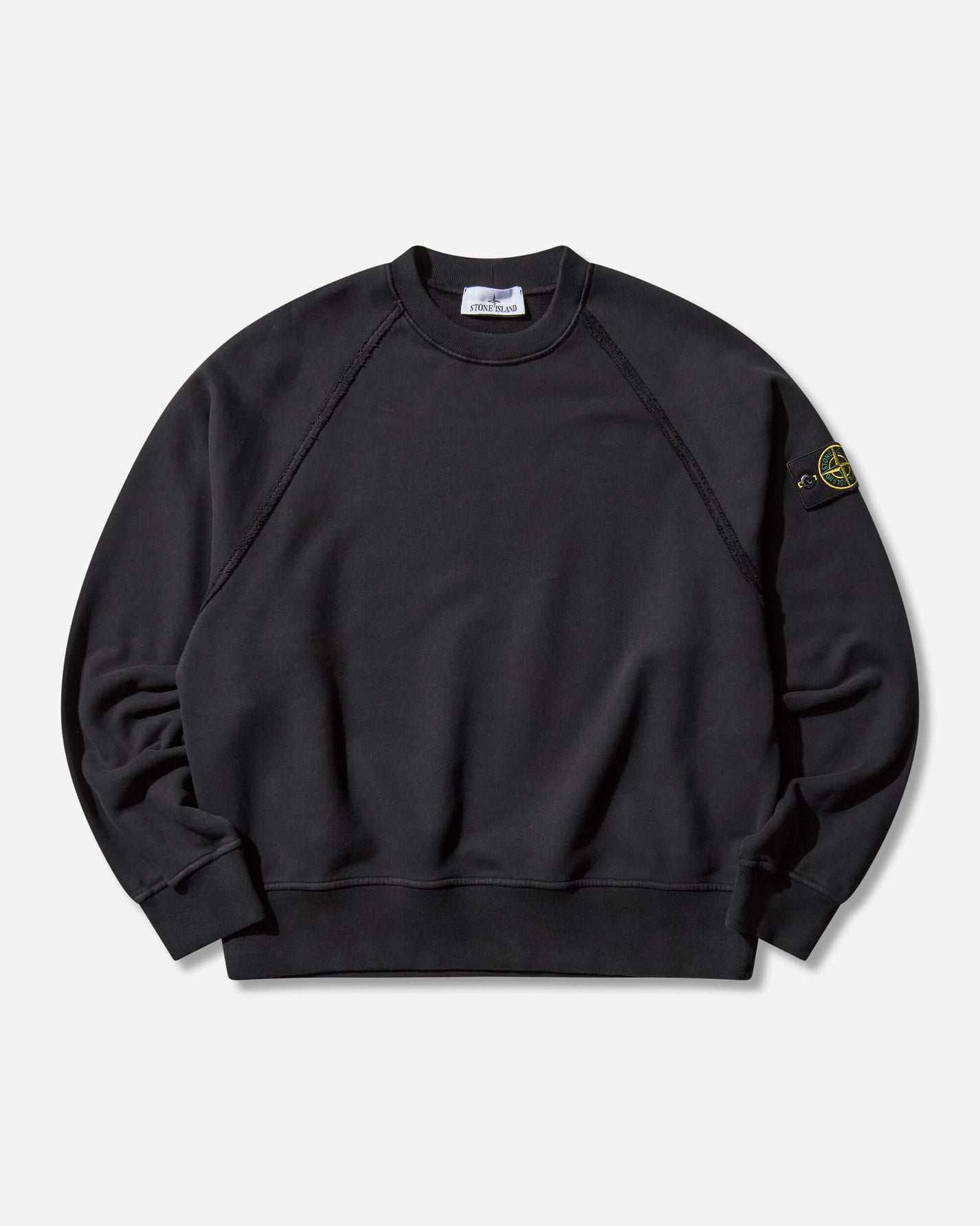 Stone Island Oversize Fit Hoodie Sweatshirt Black Sweatshirts Crewneck K2S15-6100022-S0A20 V0029