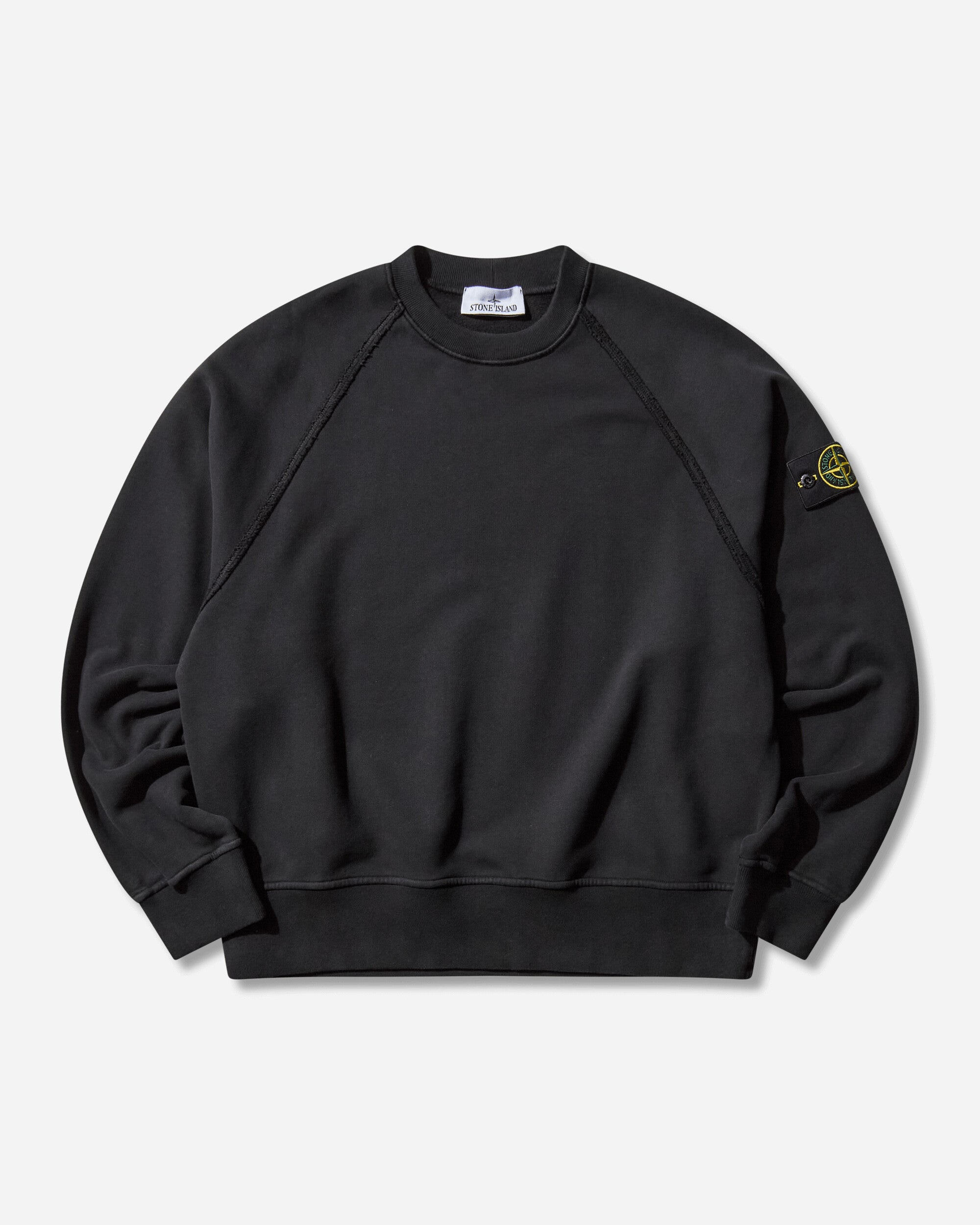 Stone Island Oversize Fit Hoodie Sweatshirt Black Sweatshirts Crewneck K2S15-6100022-S0A20 V0029