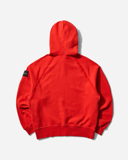 Stone Island Oversize Fit Hoodie Sweatshirt Scarlet Red Sweatshirts Crewneck K2S15-6100023-S0A20 V0018
