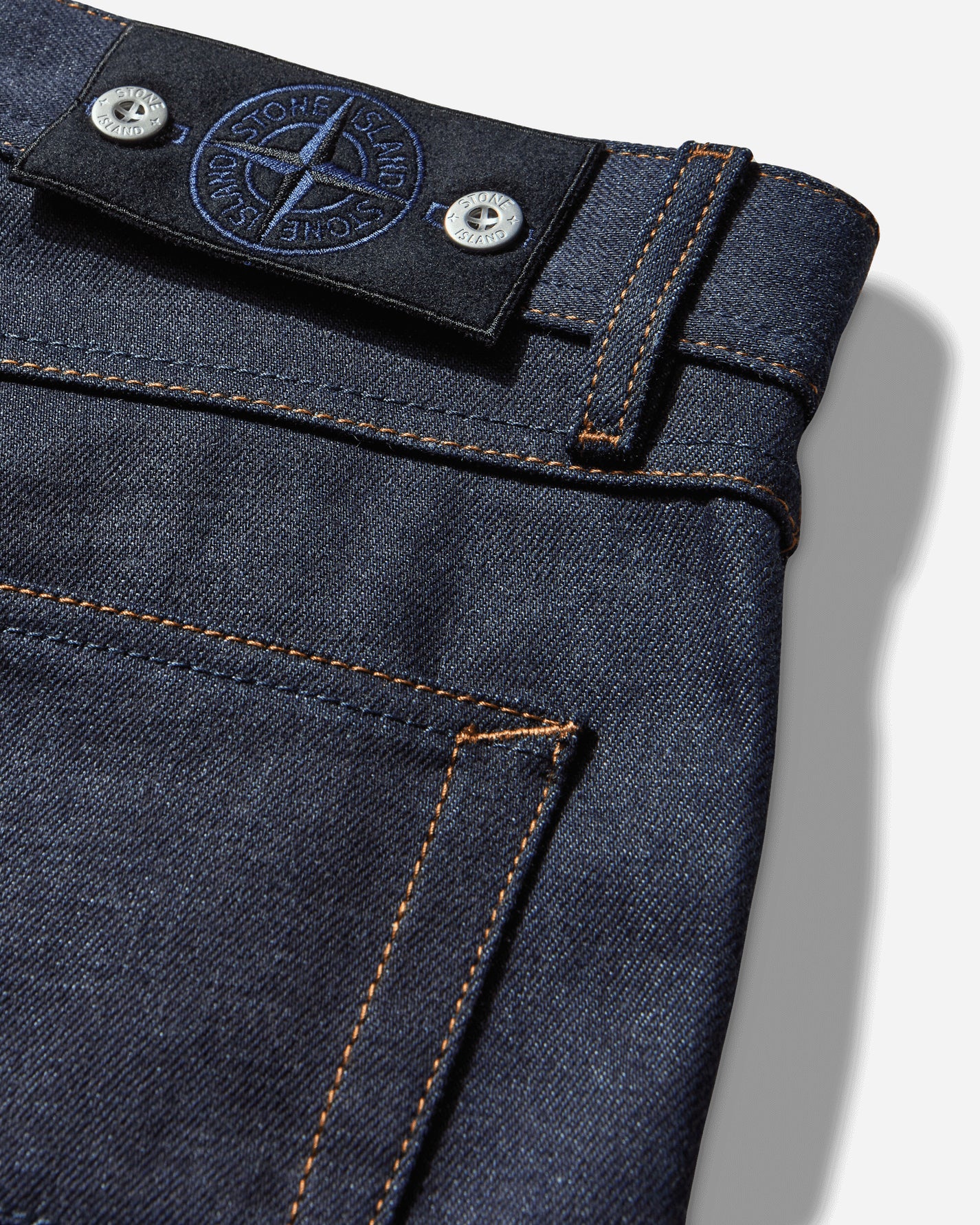 Stone Island Indigo Denim Raw Loose Blue Raw Pants Denim K2S15-J100006-S00J8 VJ200