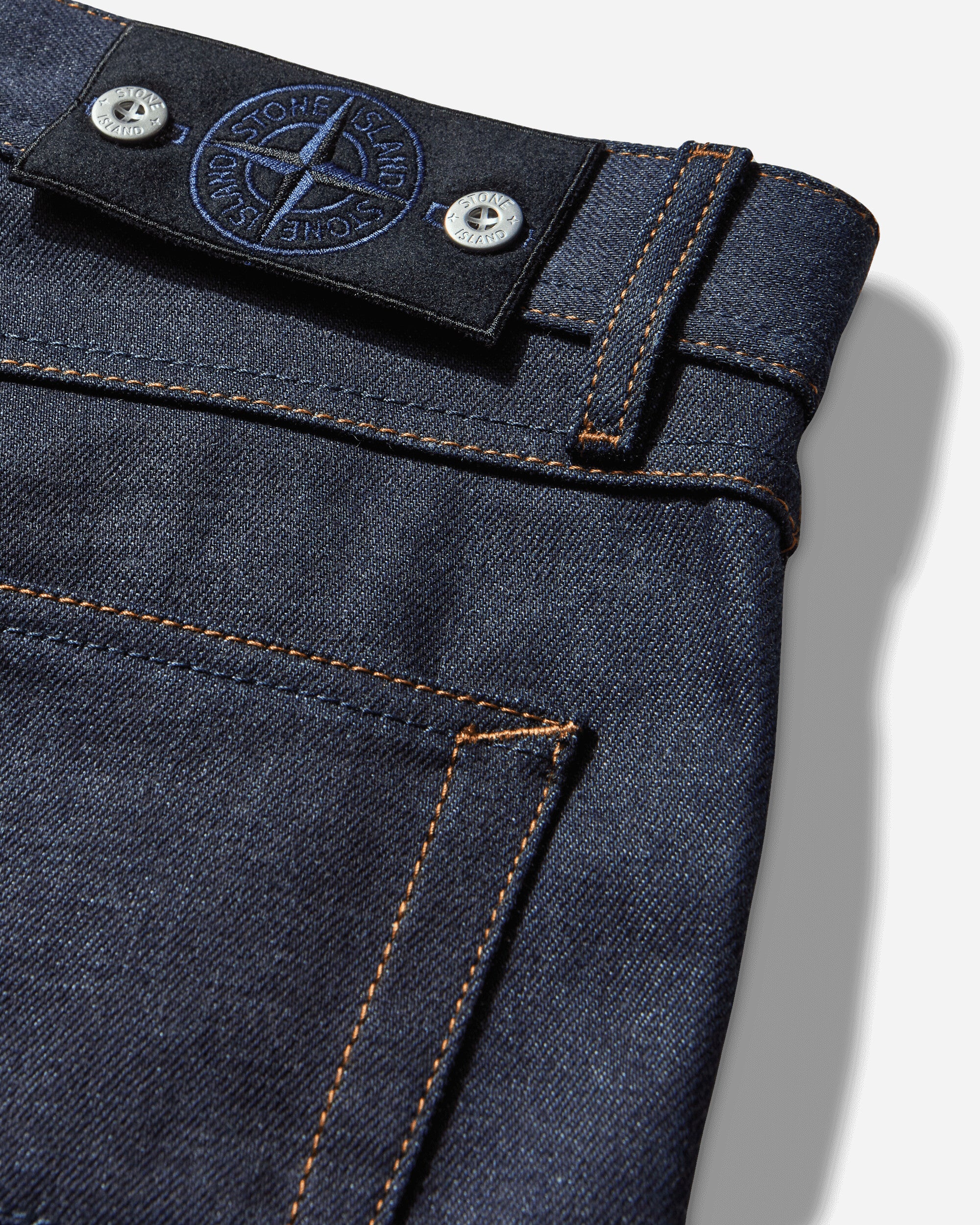 Stone Island Indigo Denim Raw Loose Blue Raw Pants Denim K2S15-J100006-S00J8 VJ200