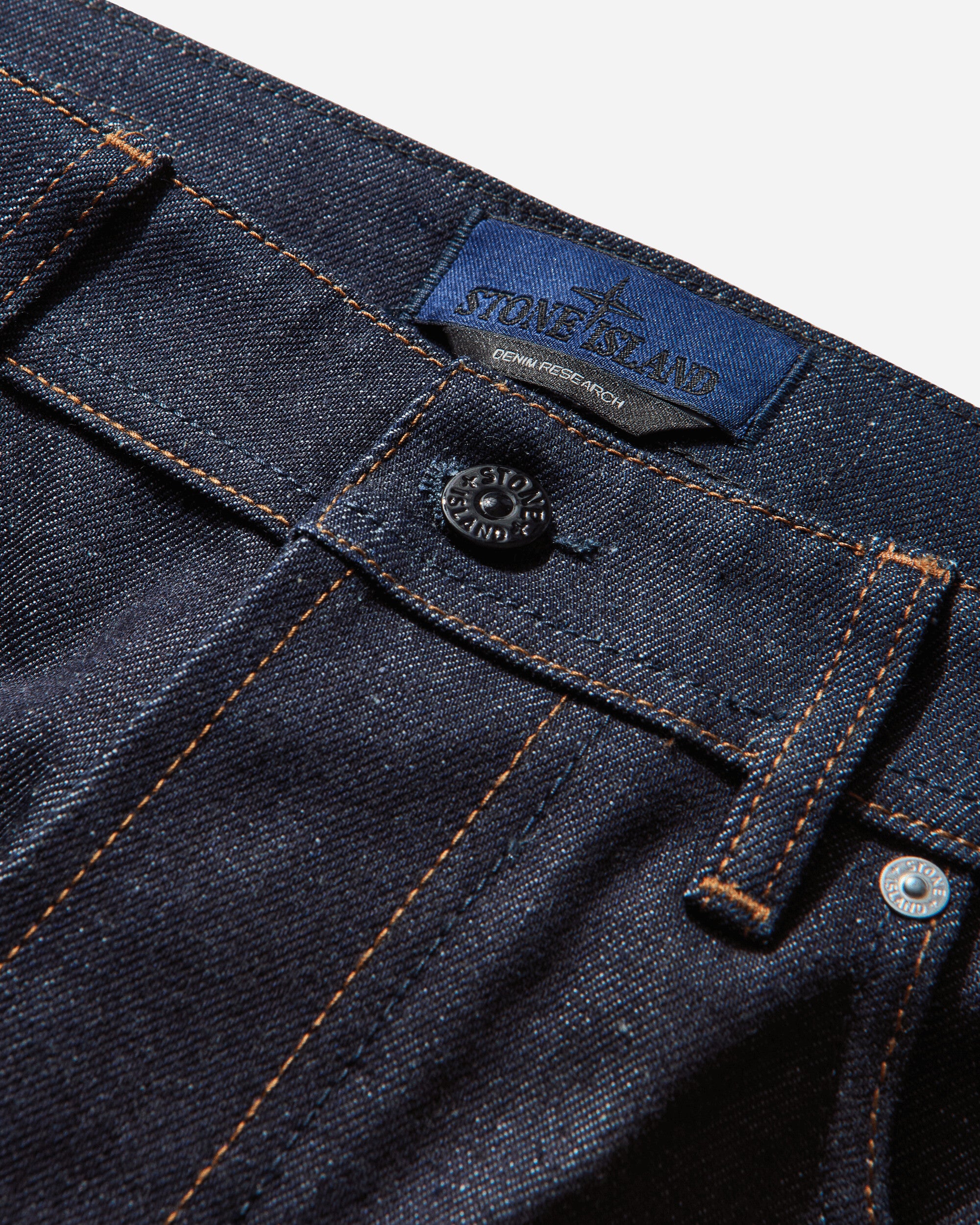 Stone Island Selvedge Indigo Denim Raw Straight Blue Raw Pants Denim K2S15-J100008-S0J13 VJ200
