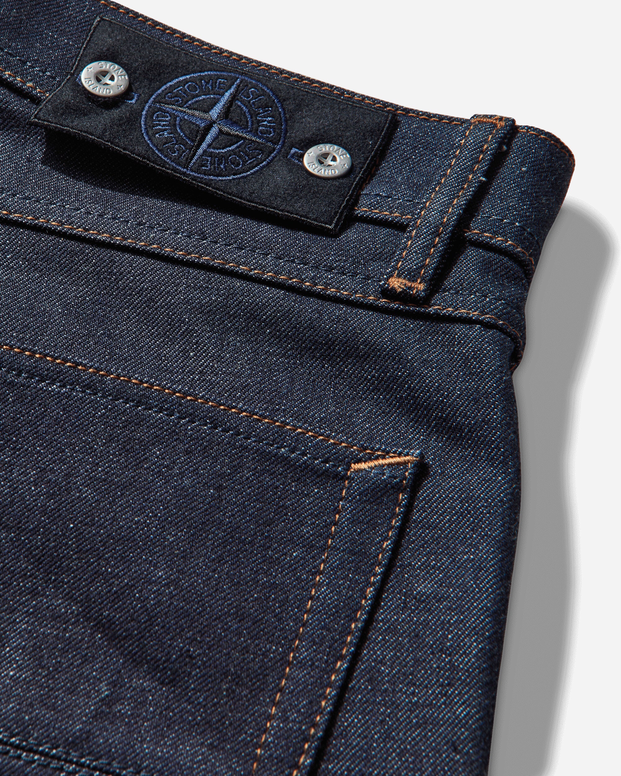 Stone Island Selvedge Indigo Denim Raw Straight Blue Raw Pants Denim K2S15-J100008-S0J13 VJ200