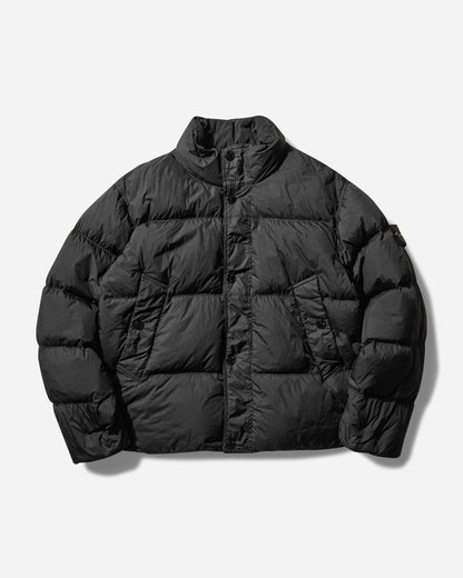 Stone Island Crinkle Reps Bomber Jacket Black Coats and Jackets Down Jackets K2S15-4100010-S0A23 V0029