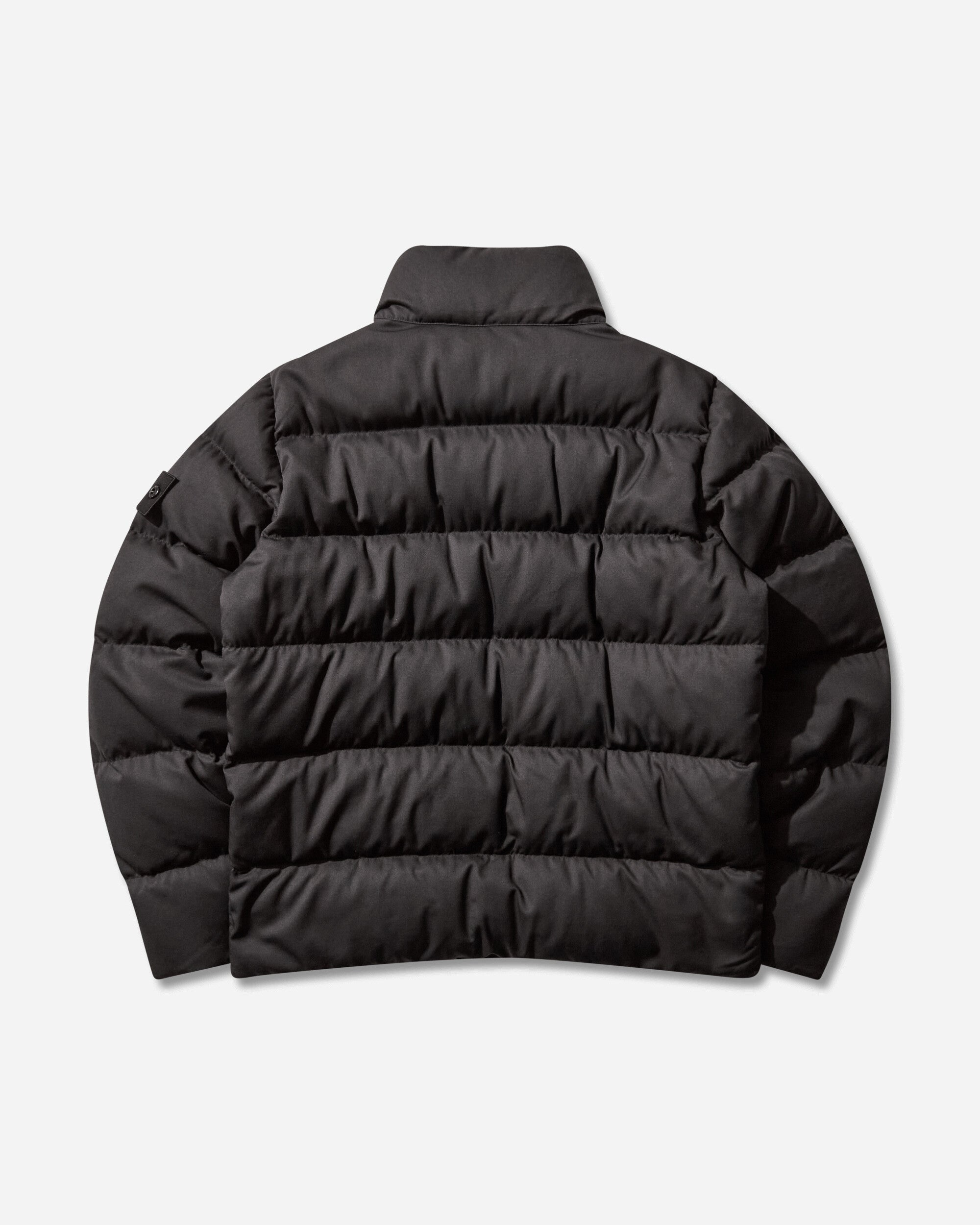 Stone Island Twill Wool-Tc Down Jacket Ghost Black Coats and Jackets Down Jackets K2S15-4100100-S0F26 V0029
