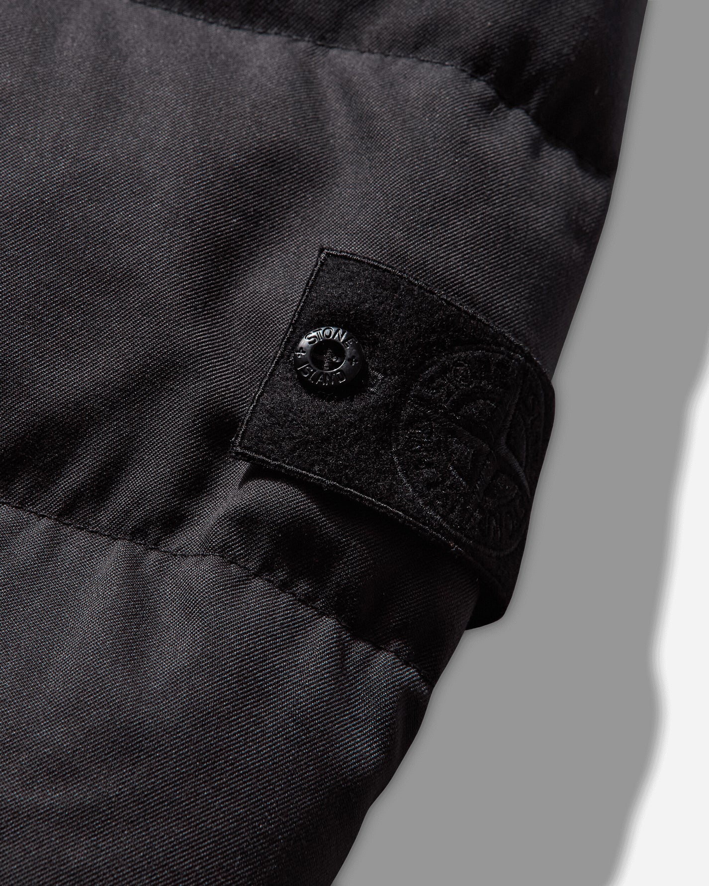 Stone Island Twill Wool-Tc Down Jacket Ghost Black Coats and Jackets Down Jackets K2S15-4100100-S0F26 V0029