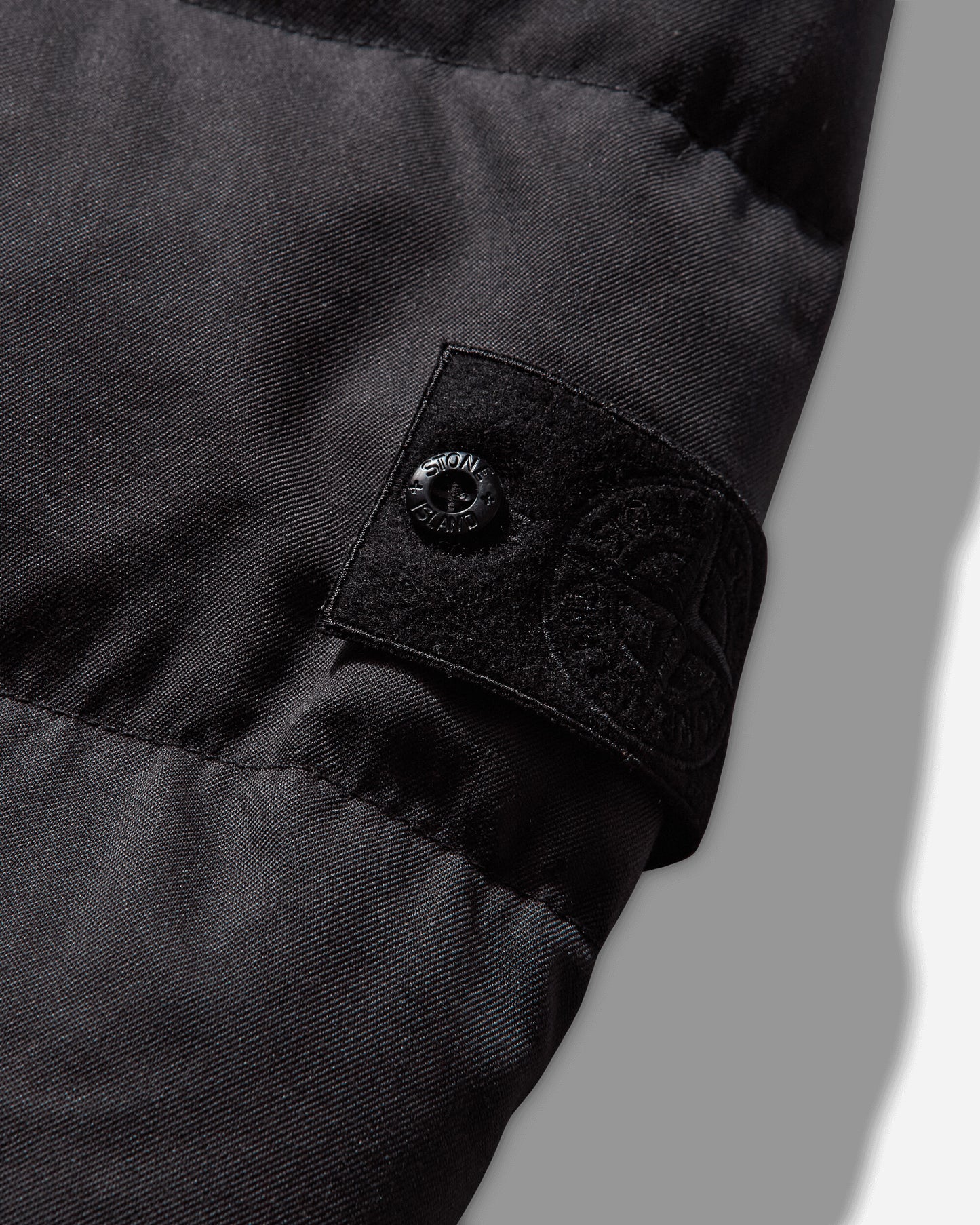 Stone Island Twill Wool-Tc Down Jacket Ghost Black Coats and Jackets Down Jackets K2S15-4100100-S0F26 V0029
