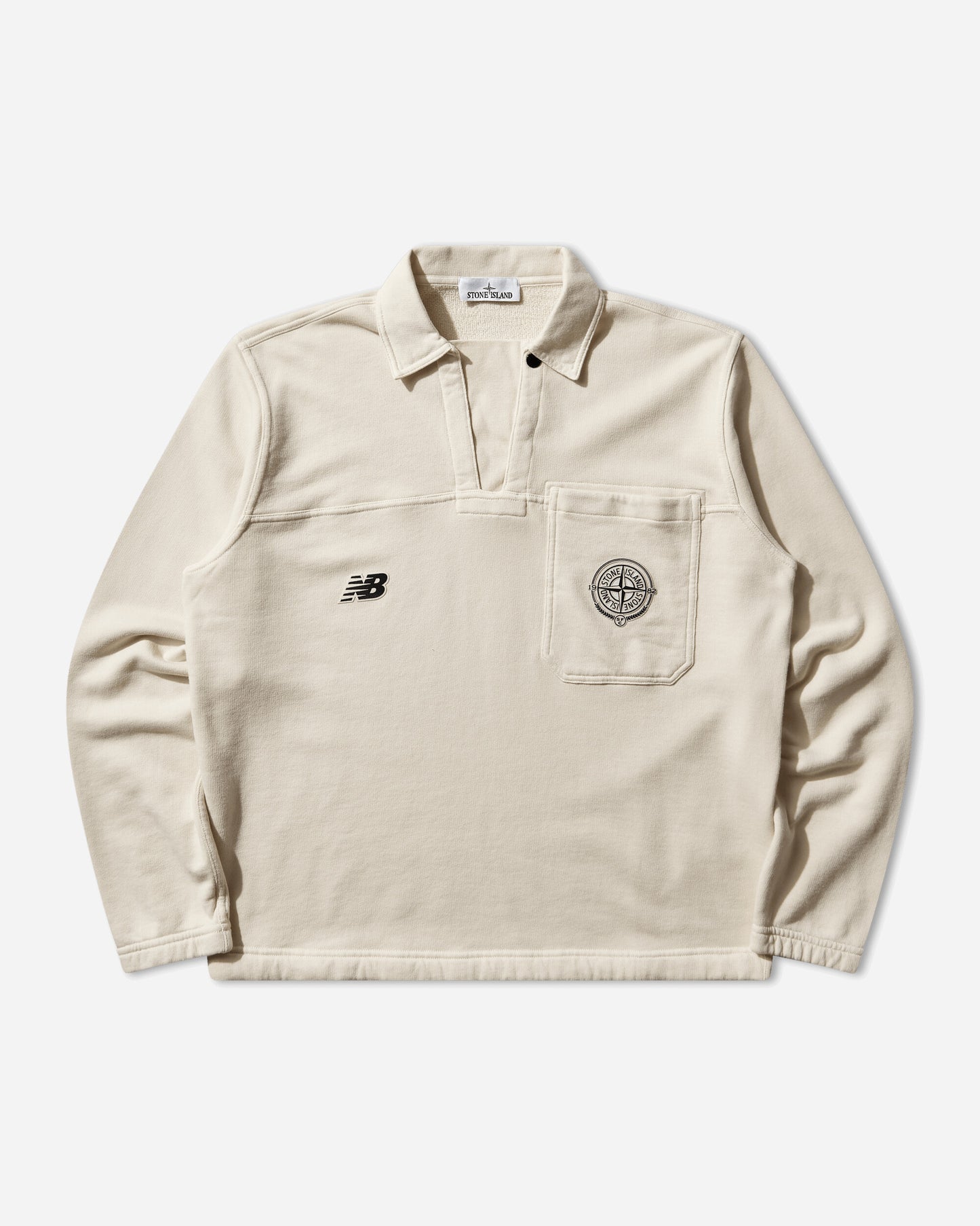 Stone Island Stone Island X New Balance - Polo Shirt Ivory Sweatshirts Hoodies L1S256100001S0487 V0093