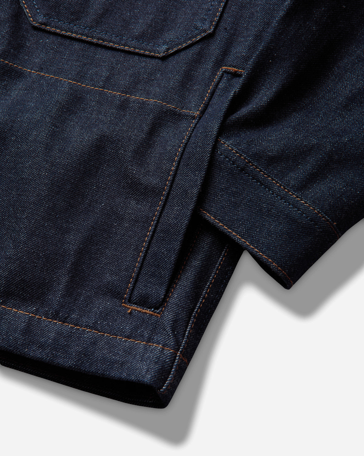 Stone Island Biker Jacket Blue Raw Coats and Jackets Jackets L2S144100006S00J8 VJ200