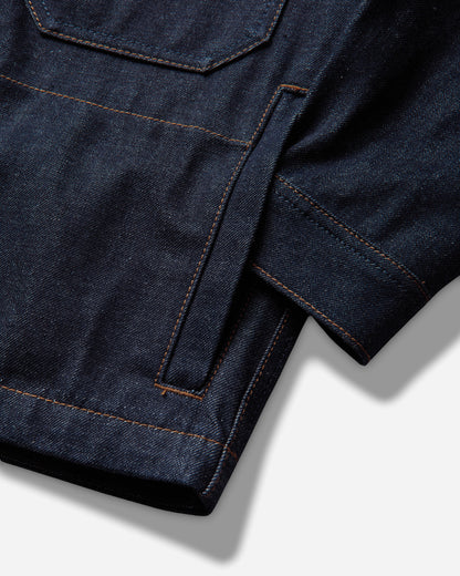 Stone Island Biker Jacket Blue Raw Coats and Jackets Jackets L2S144100006S00J8 VJ200