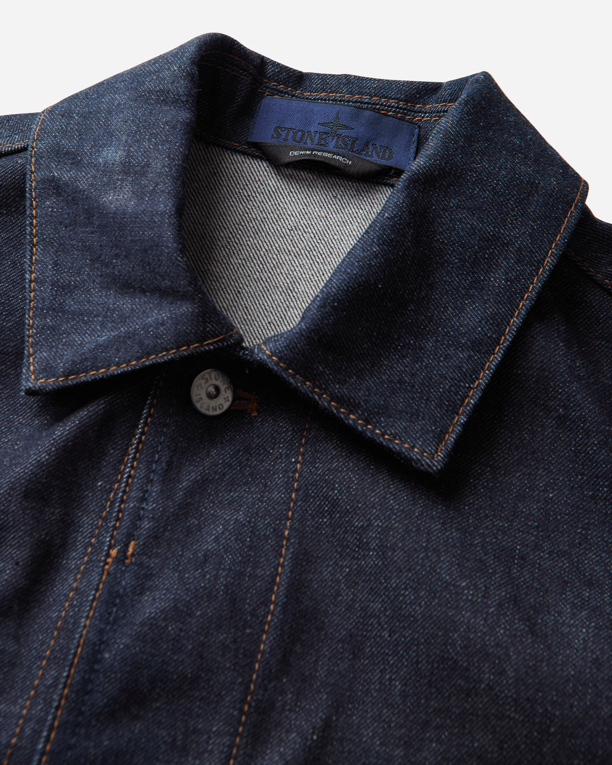 Stone Island Biker Jacket Blue Raw Coats and Jackets Jackets L2S144100006S00J8 VJ200
