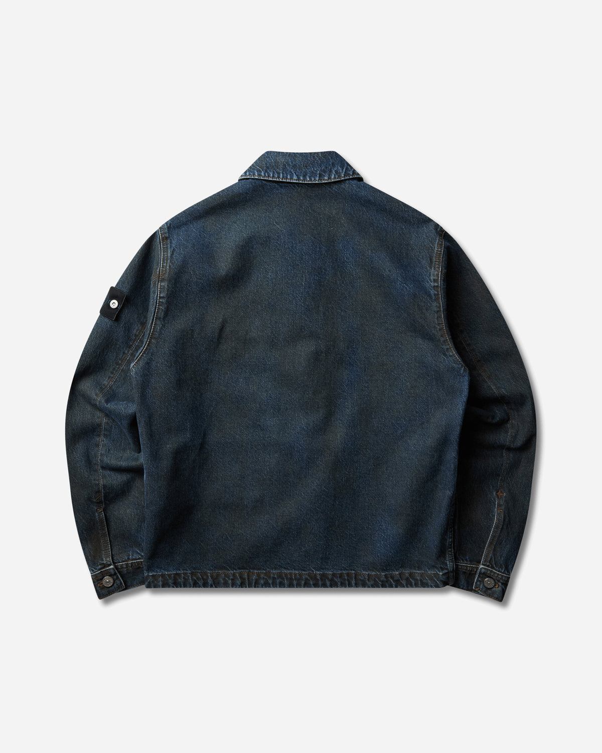 Stone Island Biker Jacket Blue Black Coats and Jackets Jackets L2S144100006S0J40 VJ229