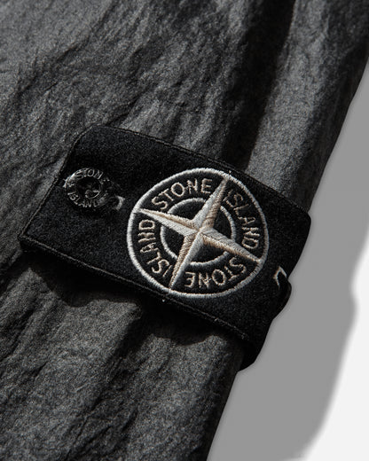 Stone Island Dense Nylon Tc Hand Sprayed Reflective Short Parka Black Coats and Jackets Jackets L1S154100072S0359 V0029