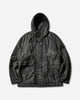 Stone Island Dense Nylon Tc Hand Sprayed Reflective Short Parka Black Coats and Jackets Jackets L1S154100072S0359 V0029