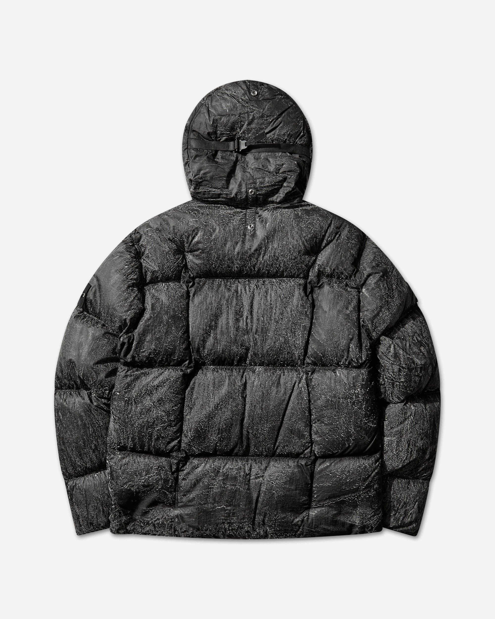 Stone Island Double Coated Cotton Ripstop Short Jacket Black Coats and Jackets Jackets L1S154100062S0358 V0029