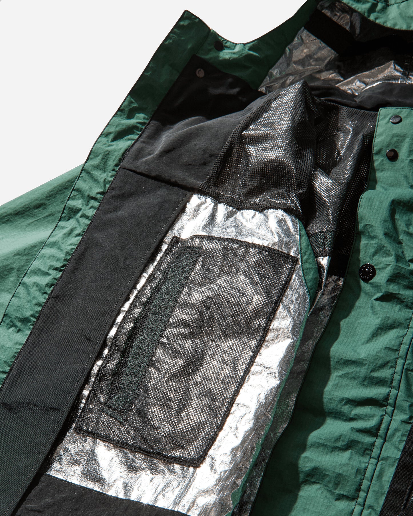 Stone Island Double Coated Cotton Ripstop Short Jacket Malachite Coats and Jackets Jackets L1S154100061S0356 V005H