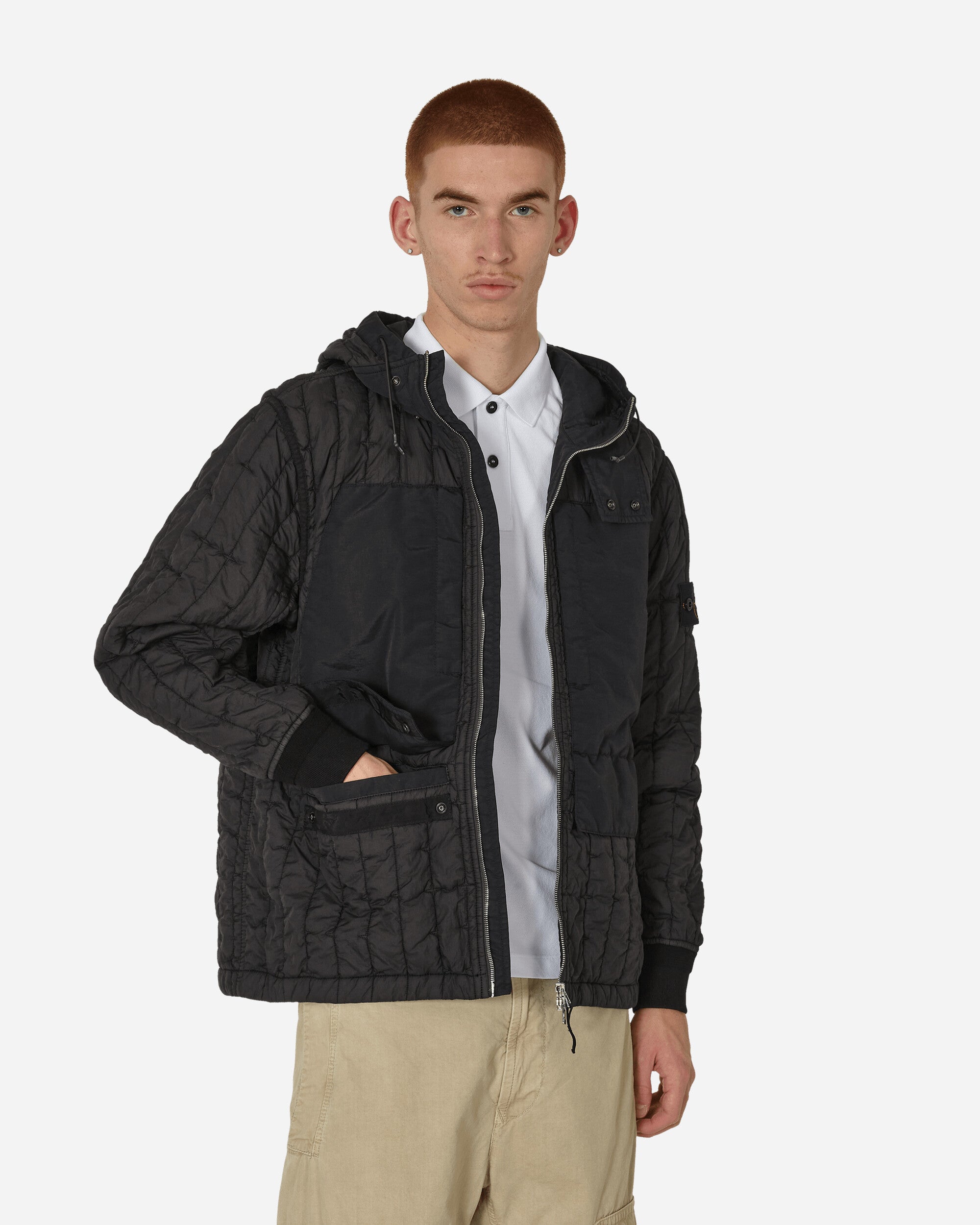 Stone island hot sale quilted jacket