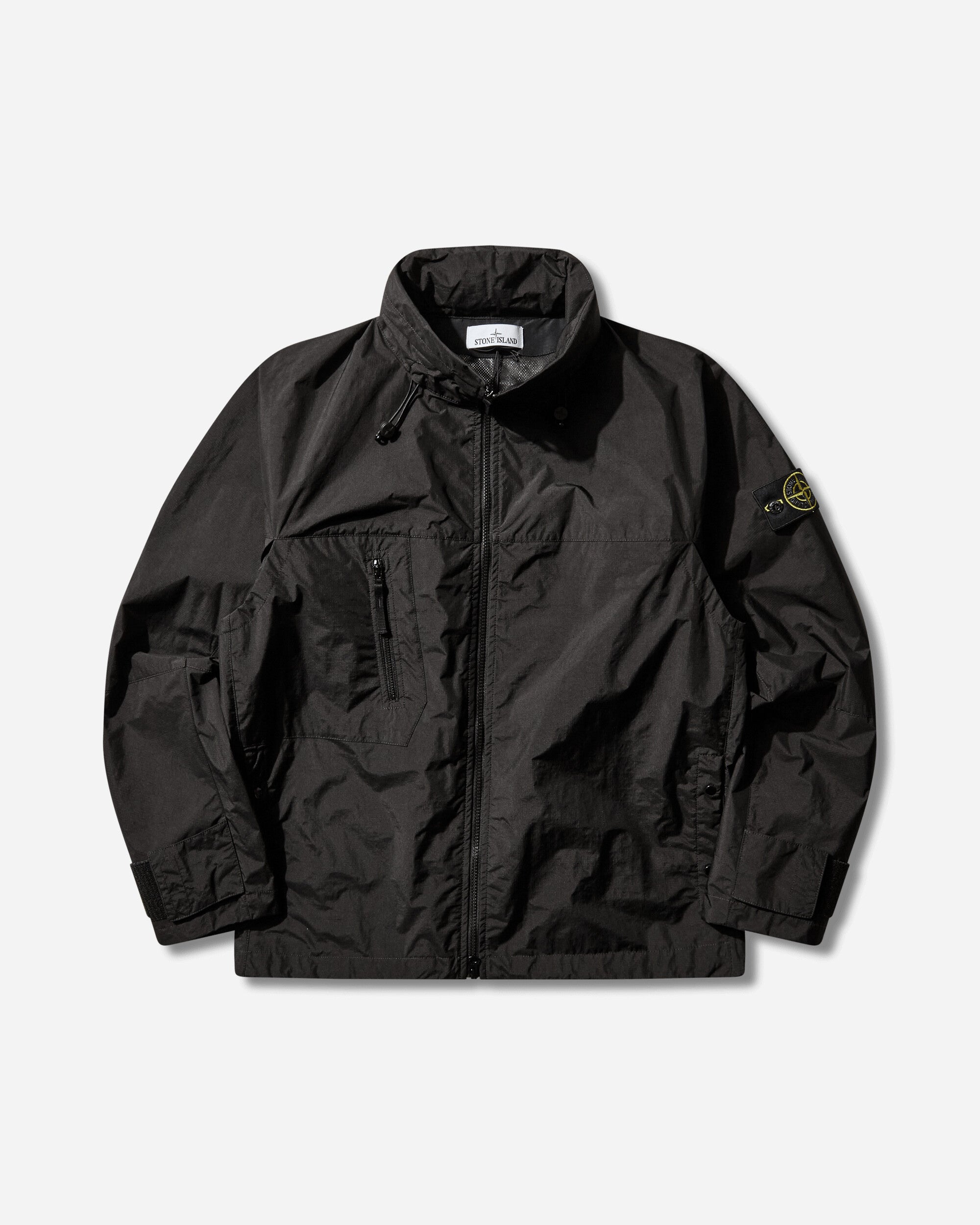 Stone Island Metal Lamina Ripstop Jacket Black Coats and Jackets Jackets L1S154100059S0354 V0029