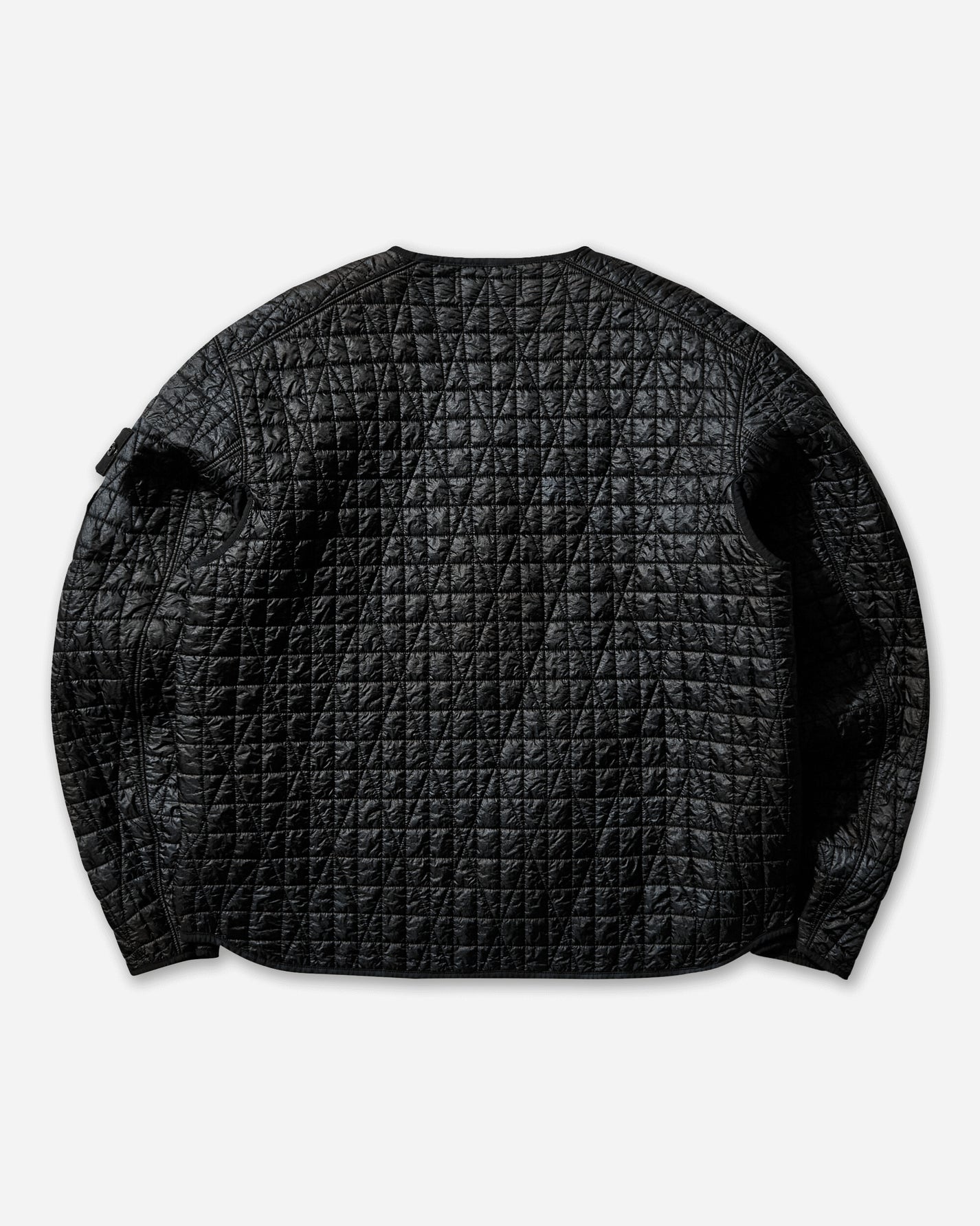 Stone Island Nylon Reps-Tc Corrosion Treatment Quilted Liner Black Coats and Jackets Jackets K2S15-4100117-S00R2 V0029