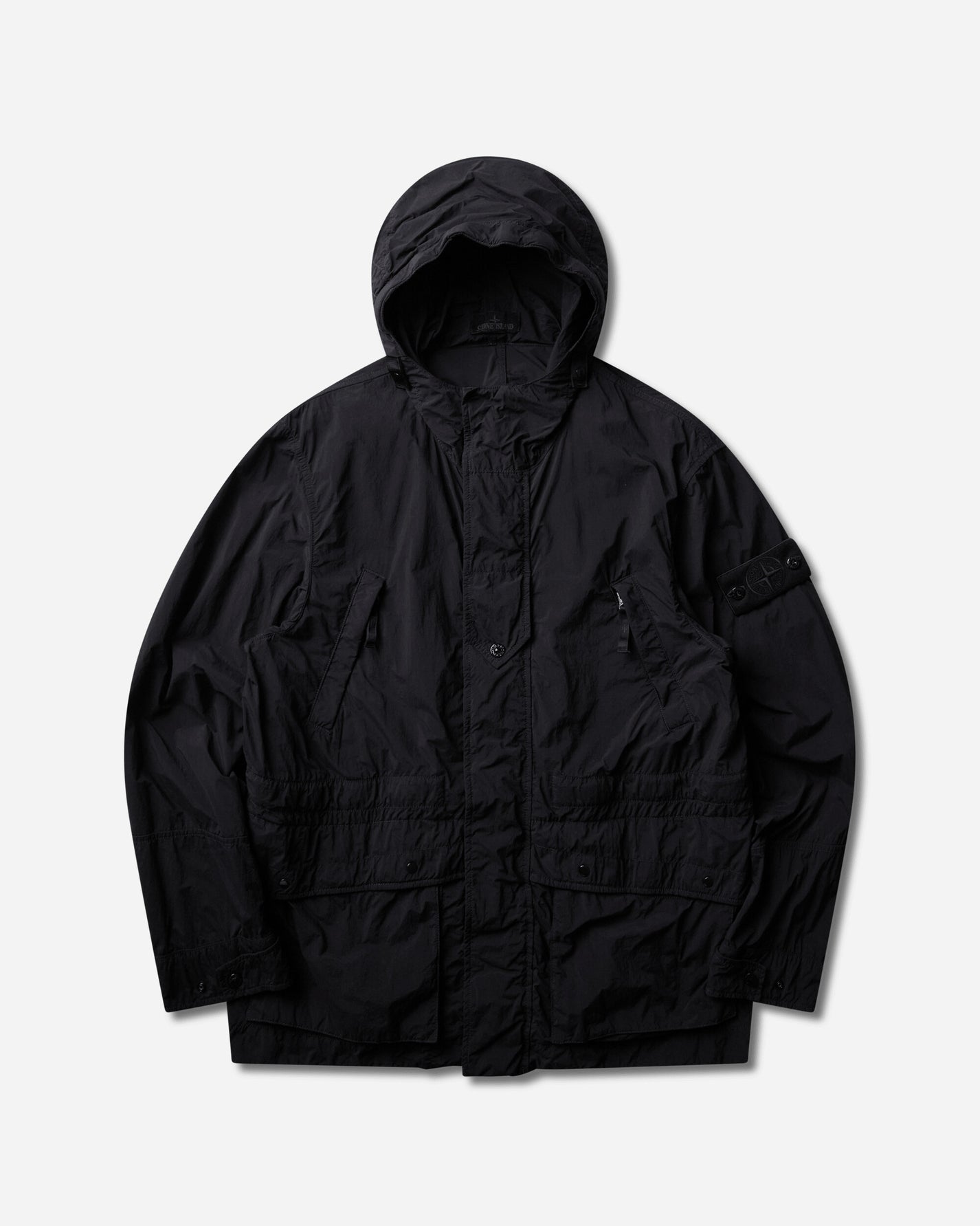 Stone Island Short Parka Black Coats and Jackets Jackets L2S15Q100024S00F6 V0029