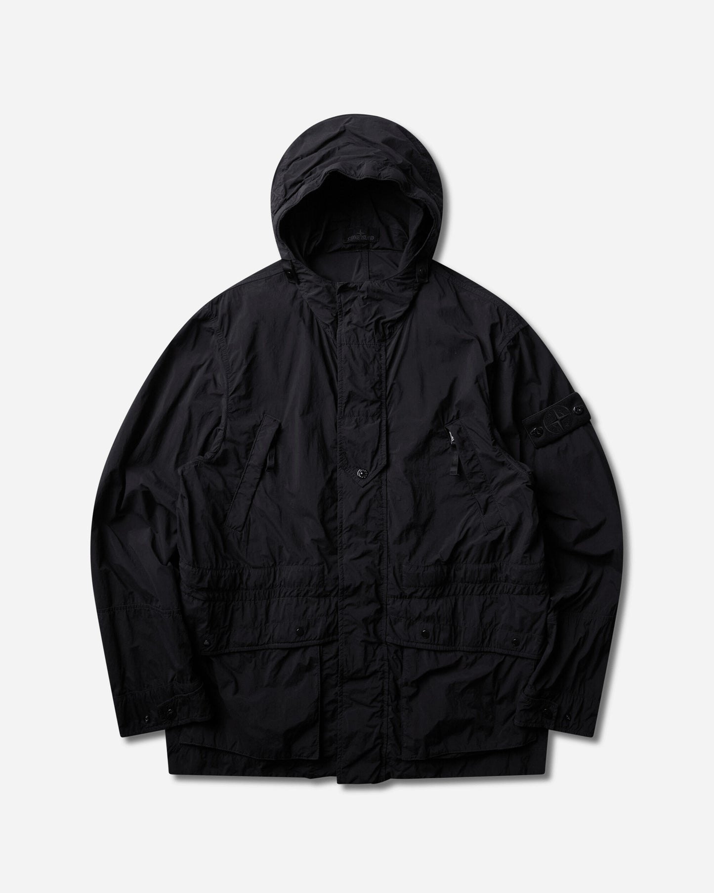 Stone Island Short Parka Black Coats and Jackets Jackets L2S15Q100024S00F6 V0029