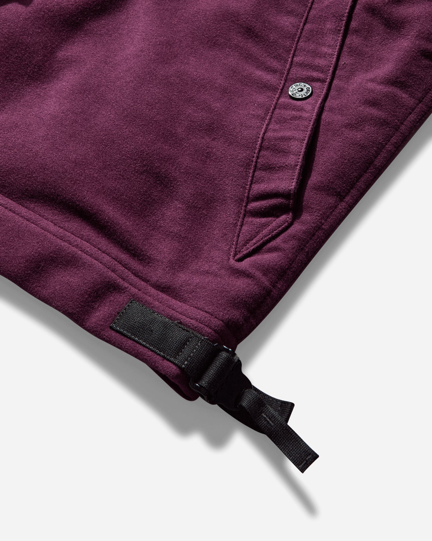 Stone Island Translucent Cover + Cotton Moleskin Short Parka Amaranth Coats and Jackets Jackets K2S15-4100085-S0243 V0017