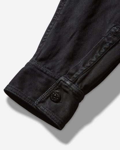 Stone Island Panama Cotton Old Effect Overshirt Black Shirts Overshirt K2S15-1200025-S0184 V0129