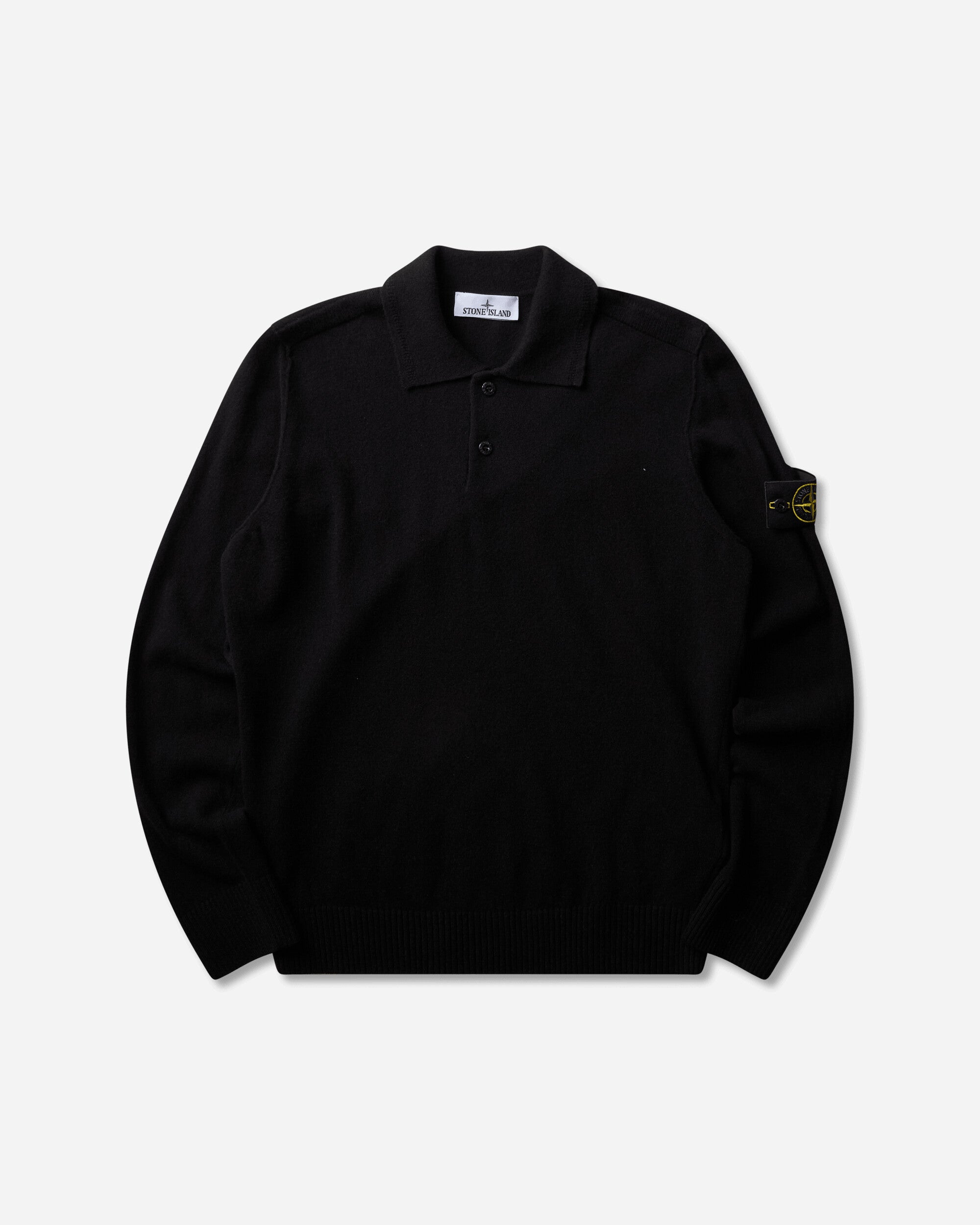 Stone Island Ls Polo Black T-Shirts Polo L2S155100018S00B4 V0029
