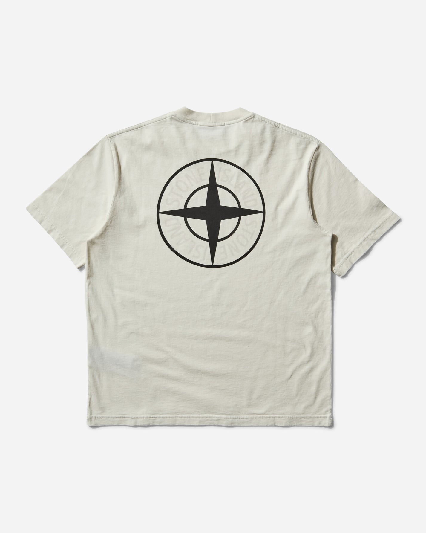 Stone Island Industrial Logos T Shirt Ivory T-Shirts Shortsleeve K2S15-2100037-S0193 V0093