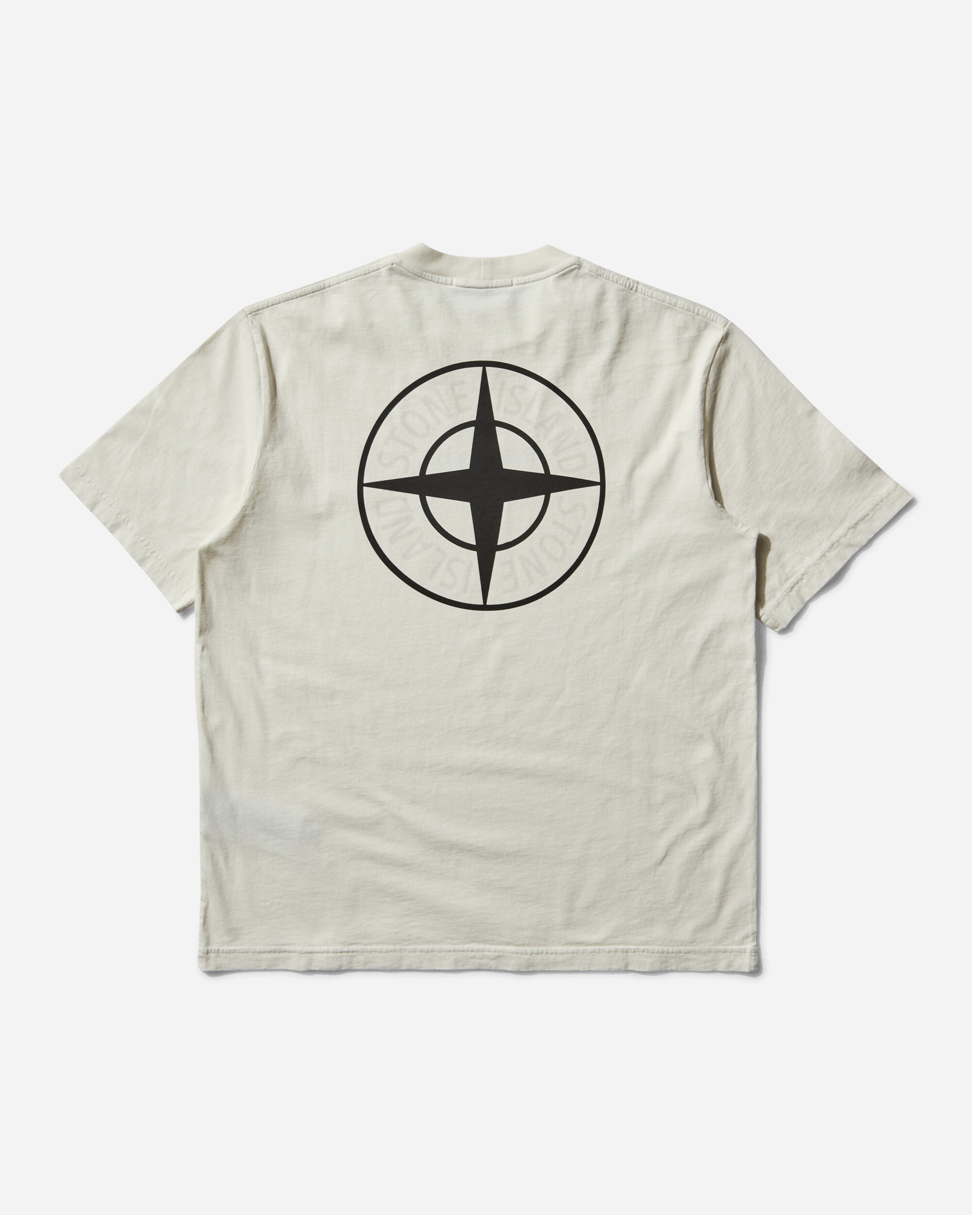 Stone Island Industrial Logos T Shirt Ivory T-Shirts Shortsleeve K2S15-2100037-S0193 V0093