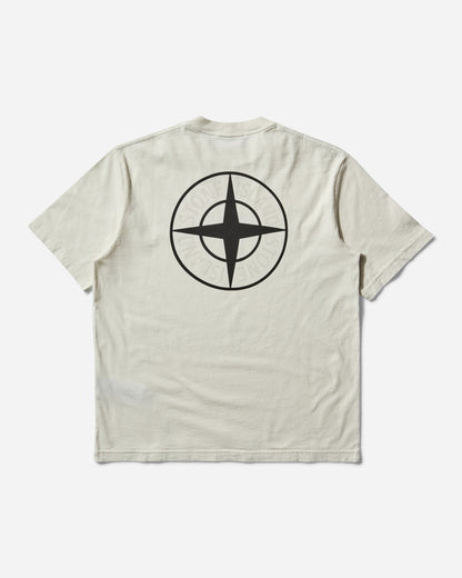 Stone Island Industrial Logos T Shirt Ivory T-Shirts Shortsleeve K2S15-2100037-S0193 V0093