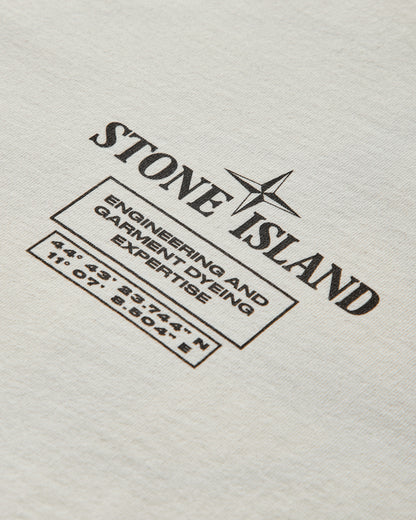 Stone Island Industrial Logos T Shirt Ivory T-Shirts Shortsleeve K2S15-2100037-S0193 V0093