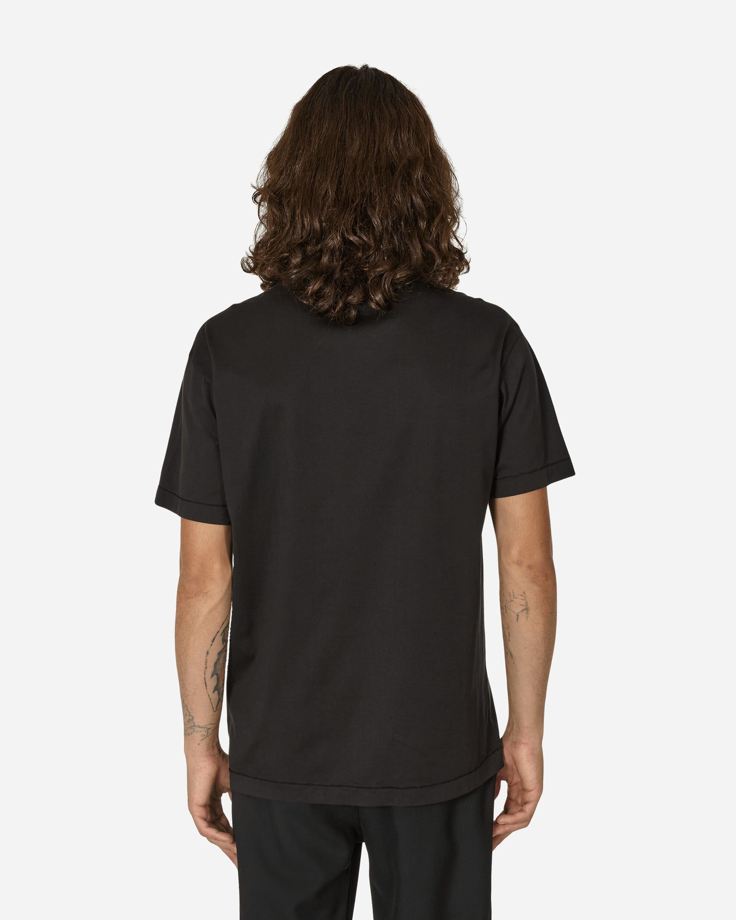 Stone Island Logo S/S T-Shirt Black T-Shirts Shortsleeve 811524113 A0029