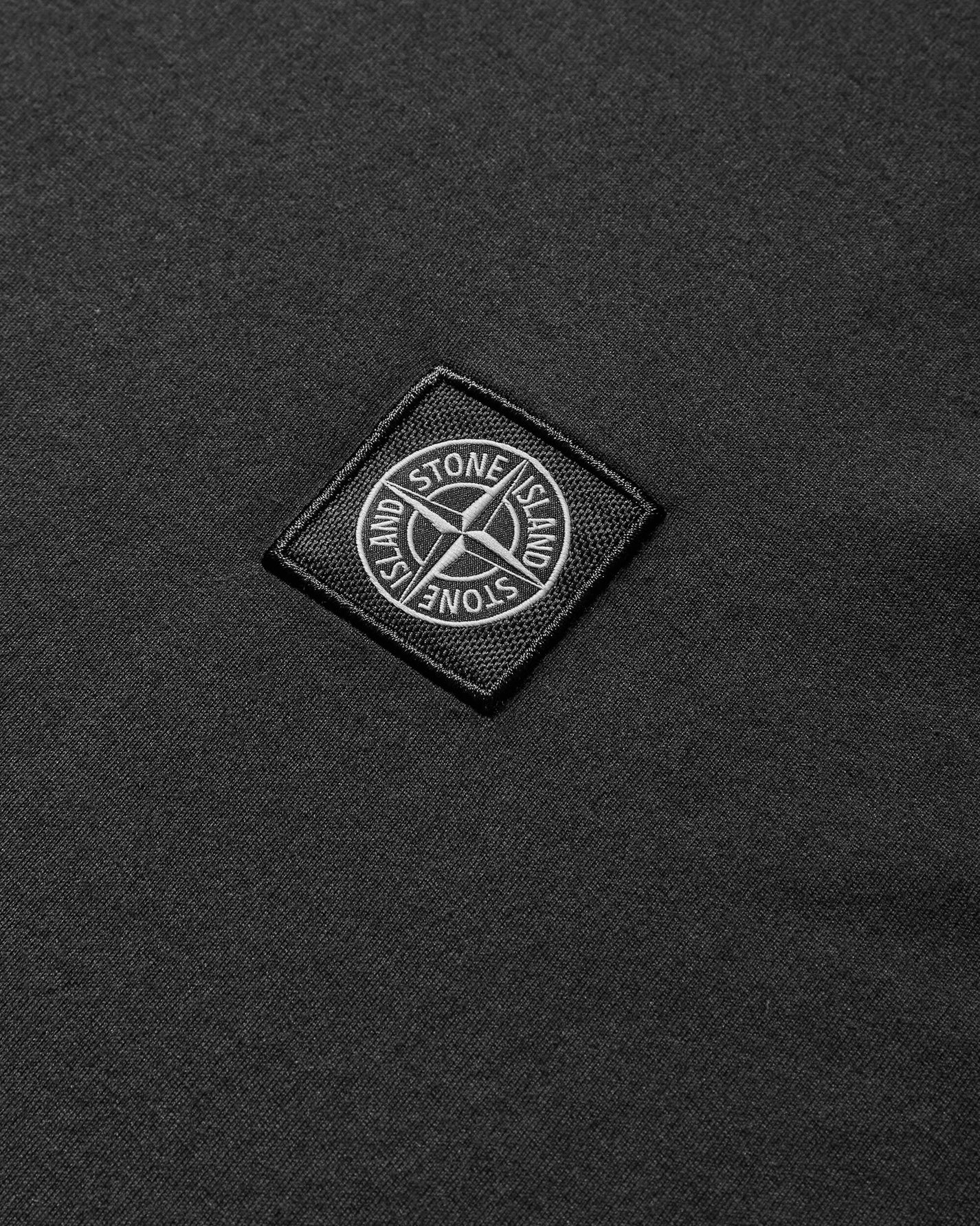 Stone Island Patch Logo T Shirt Black T-Shirts Shortsleeve K2S15-2100027-S0013 V0029