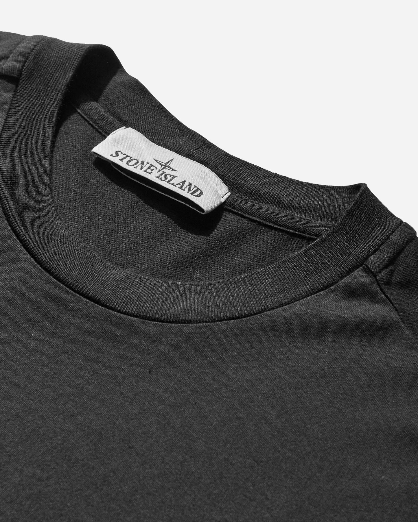 Stone Island Patch Logo T Shirt Black T-Shirts Shortsleeve K2S15-2100027-S0013 V0029